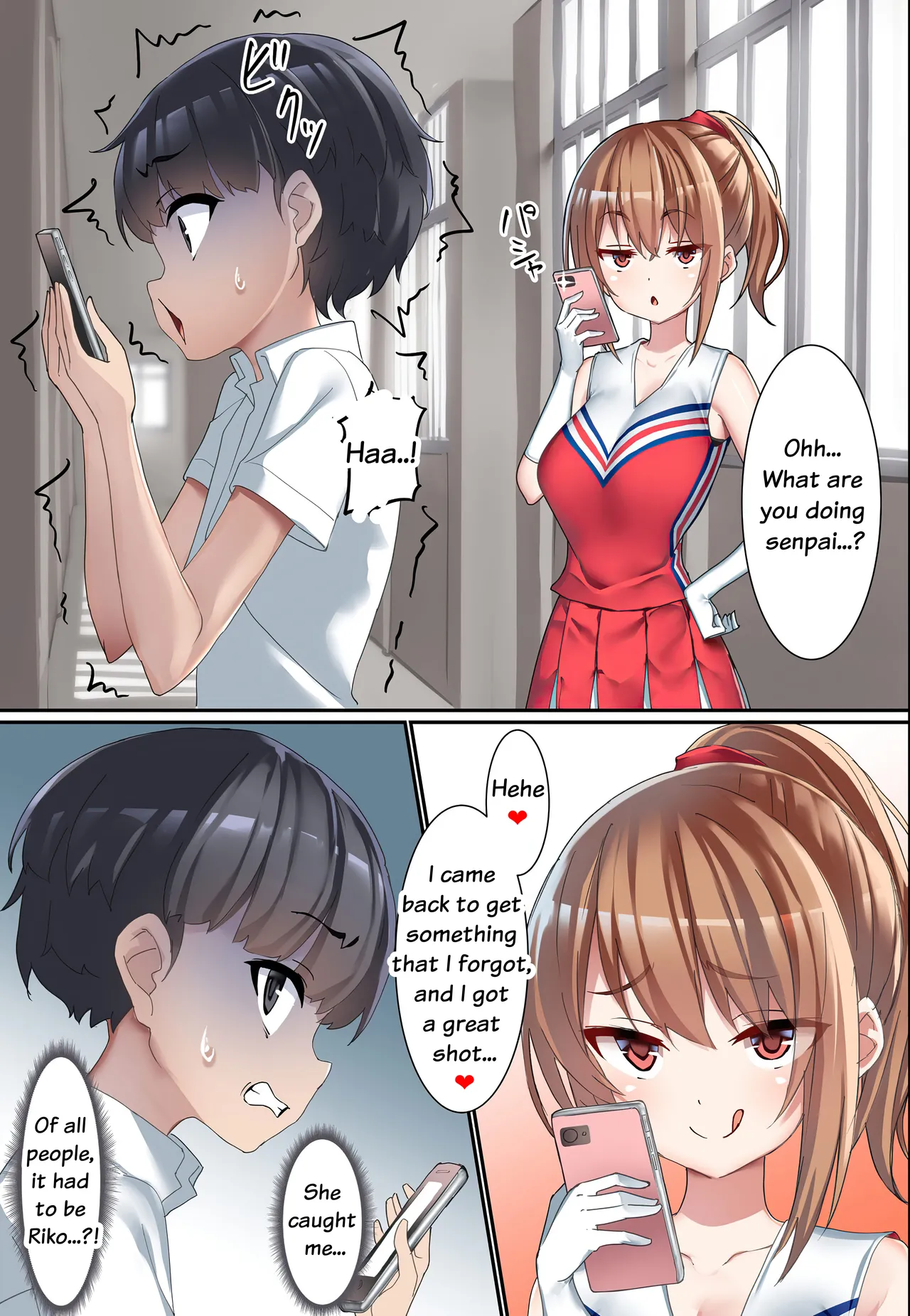 [Kurage no Suisou (Hagakure Kurage)]The Tale of a Man Who Was Do-M Trained by a Do-S Kouhai Cheerleader Page 10