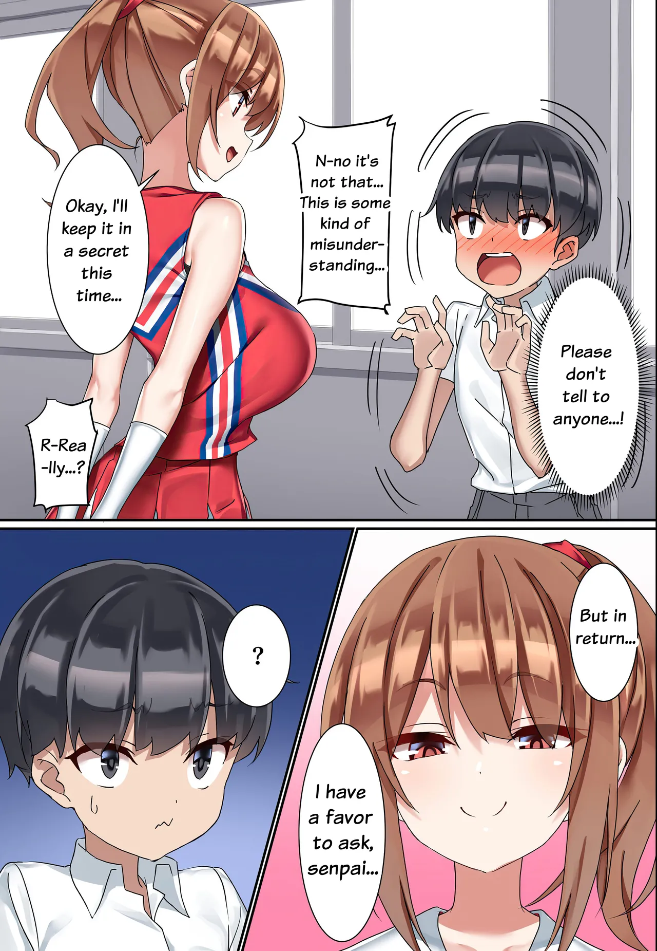 [Kurage no Suisou (Hagakure Kurage)]The Tale of a Man Who Was Do-M Trained by a Do-S Kouhai Cheerleader Page 11