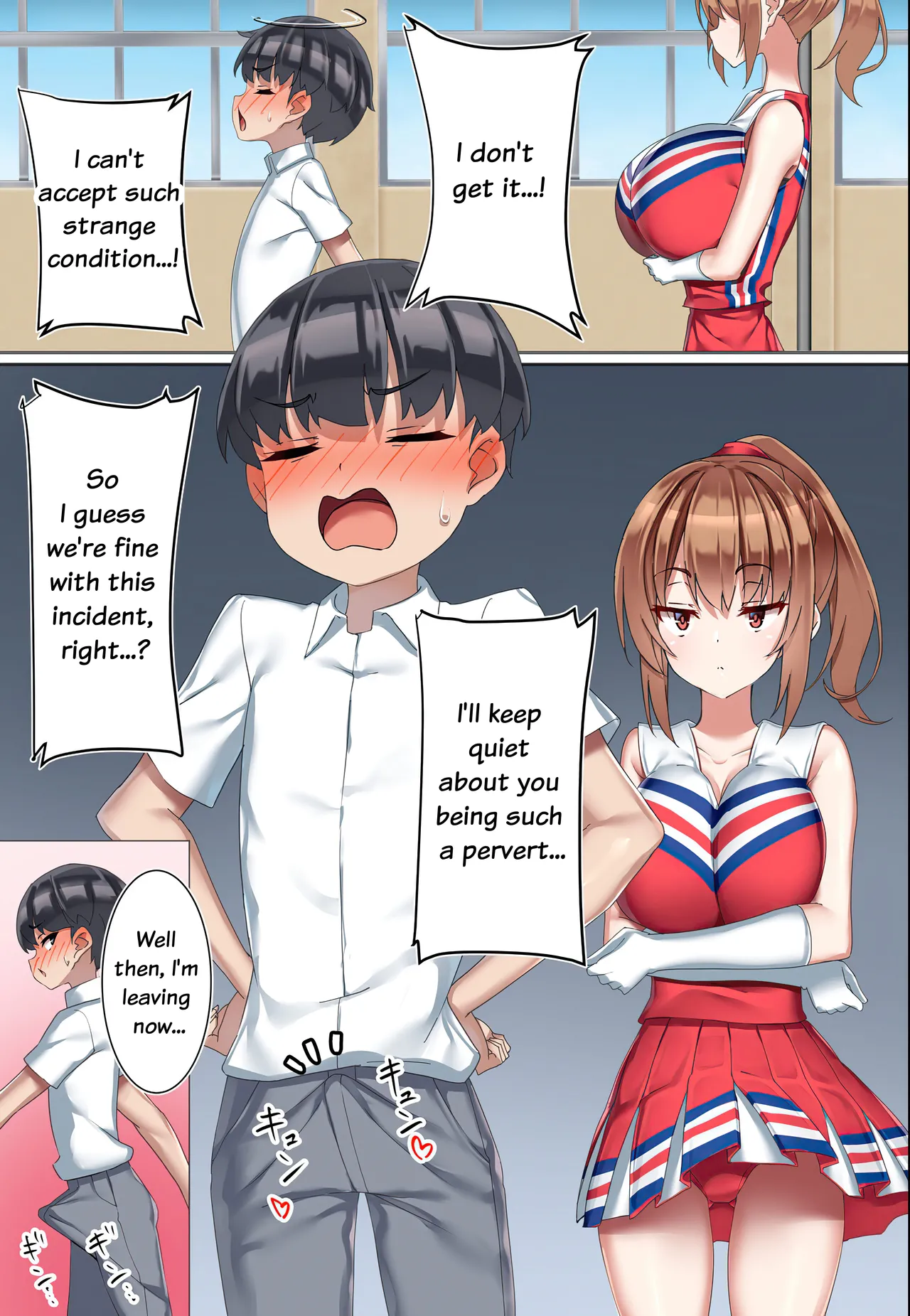 [Kurage no Suisou (Hagakure Kurage)]The Tale of a Man Who Was Do-M Trained by a Do-S Kouhai Cheerleader Page 13