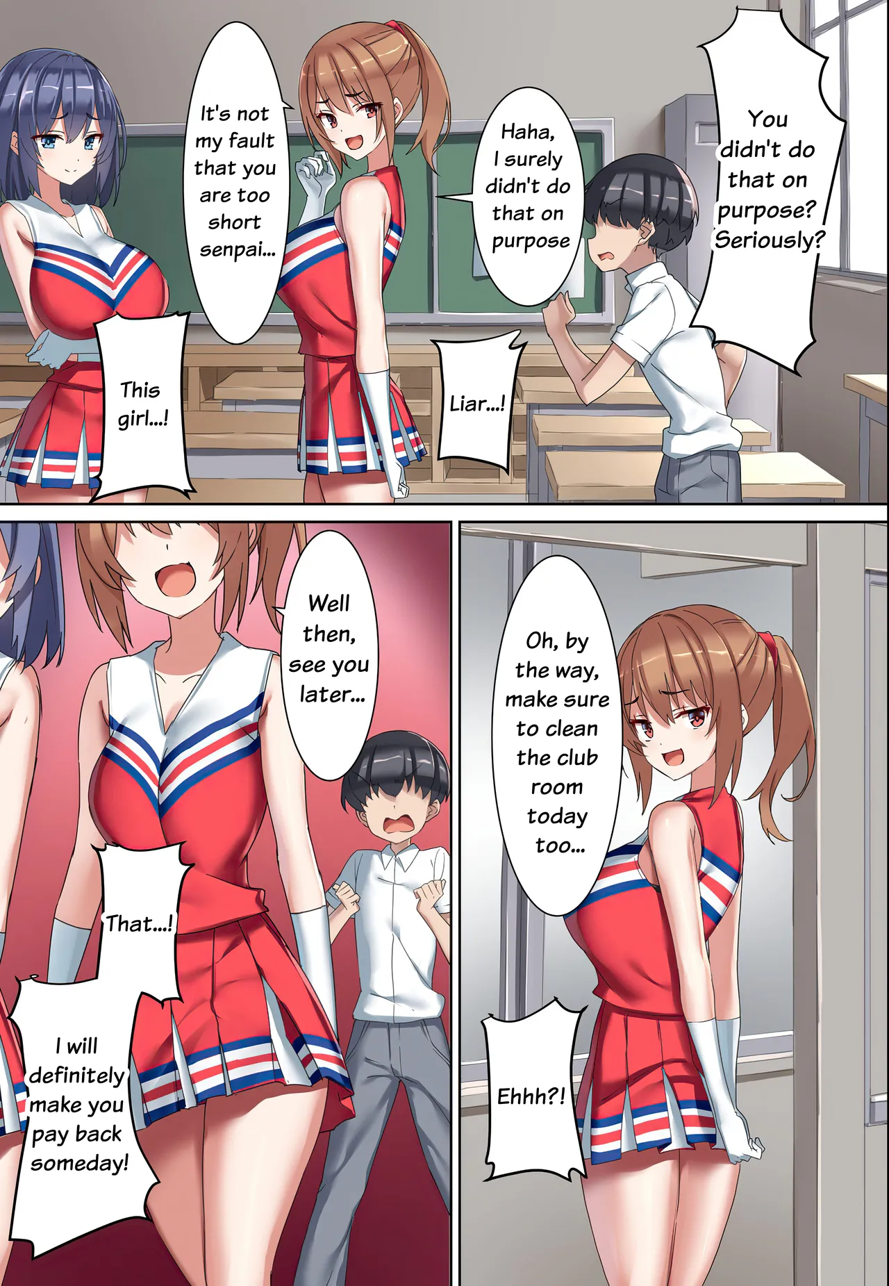 [Kurage no Suisou (Hagakure Kurage)]The Tale of a Man Who Was Do-M Trained by a Do-S Kouhai Cheerleader Page 6