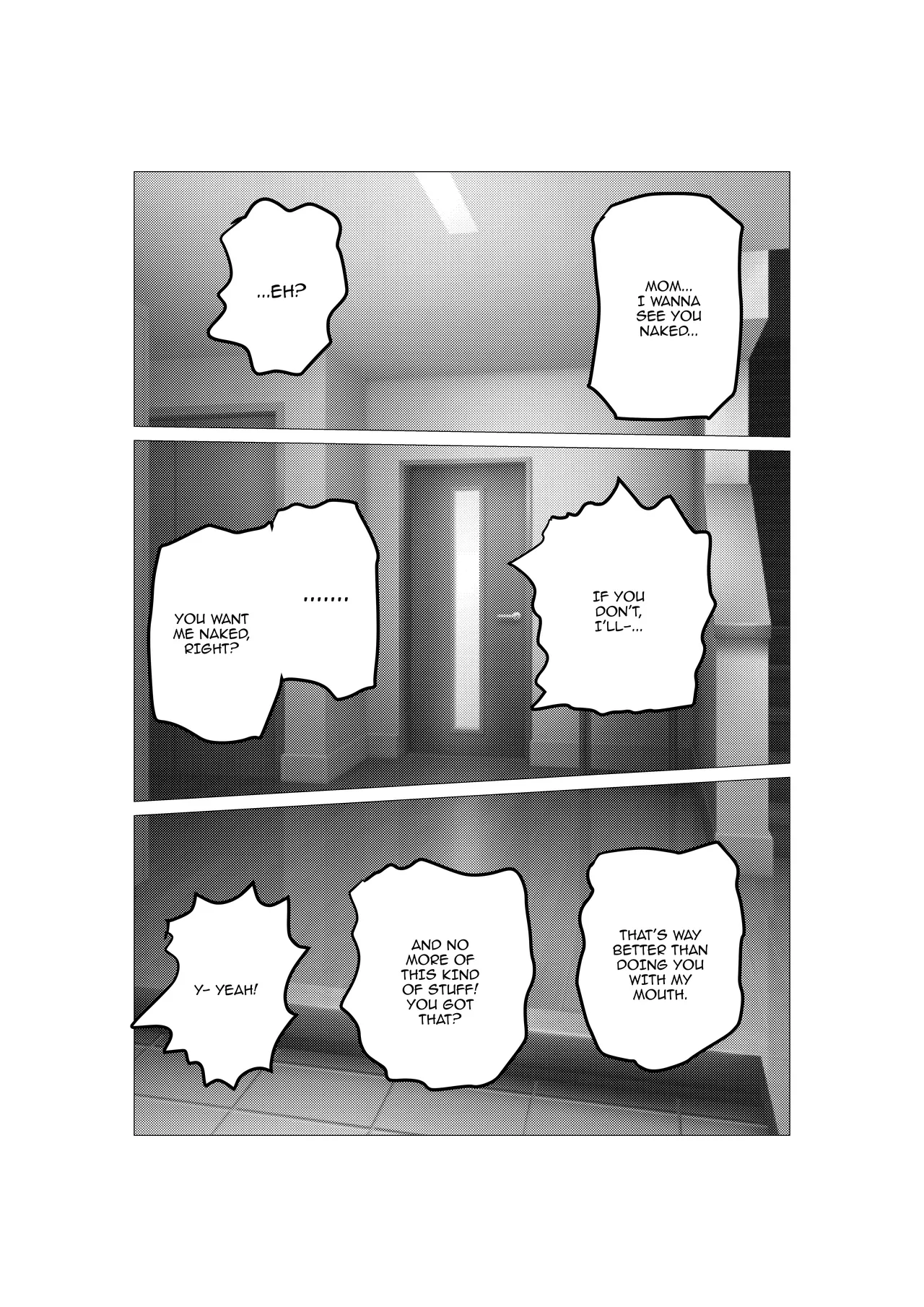 [Sa no Kusu]Gamigami Kaa-san o Hatsujou Sasete Mitara | What Happened After I Tried Getting My Nagging Mother Horny[English] {Doujins.com} Page 5