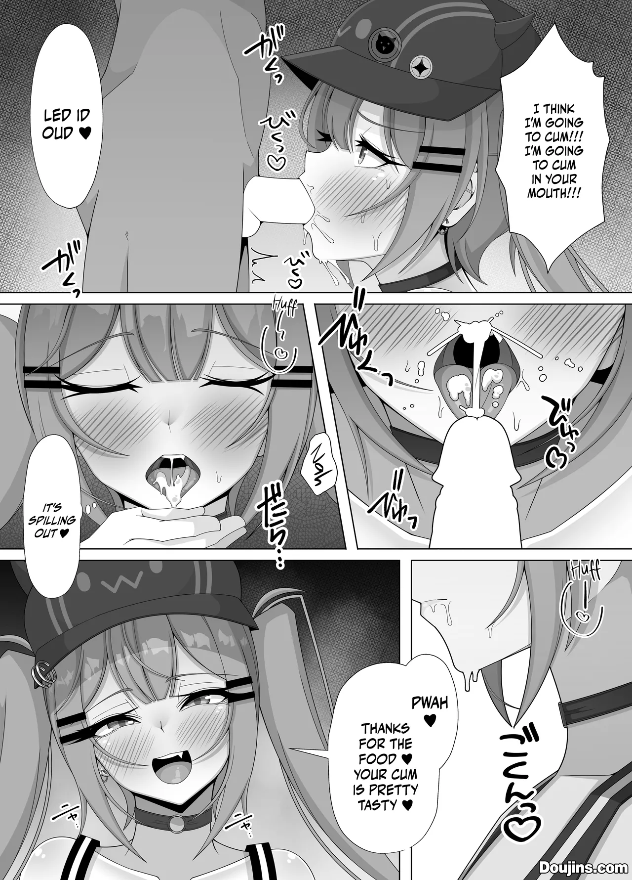 [Hokahoka Ofuton Club (Nisanka Futon)]Tokoyami Towa no Ochinchin Jiyuu Kenkyuu! | Tokoyami Towa's Free Dick Research!(Tokoyami Towa) [English] {Doujins.com} [Digital] Page 7