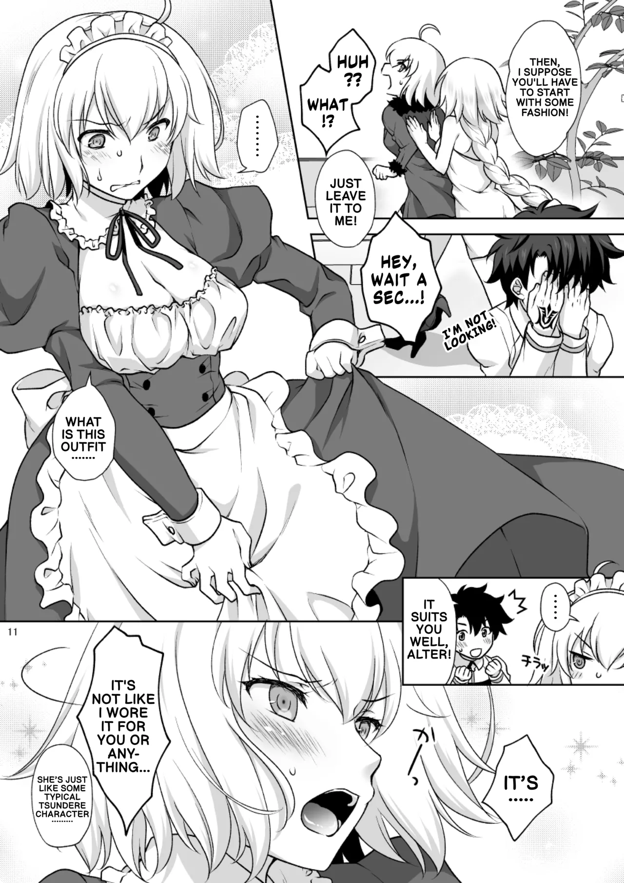 [Marimoya (Mori Marimo)]Chaldea Girls Collection W Jeanne Maid de Gohoushi | Chaldea Girls Collection double Jeanne serving as maids(Fate/Grand Order) [English] [Digital] Page 10