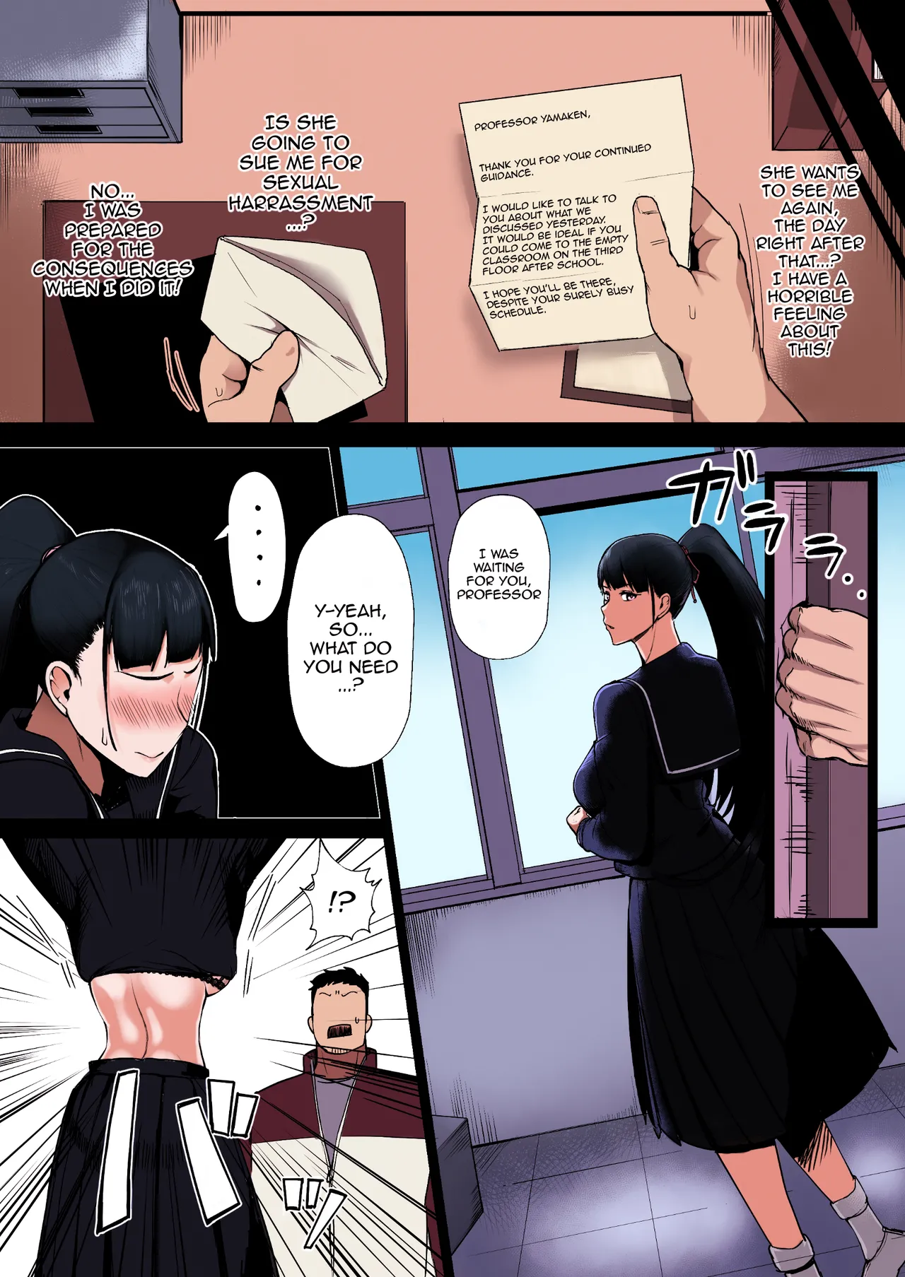 [Doushoku (T-Man)]Kimajime na Yuutousei wa, Sensei dake no Mesu ni Naritai. - A serious honor student wants to be the teacher's only female. | The Uptight Model Student Wants To Become The Teachers Bitch[English] {Doujins.com} [Colorized] [Decensored] [Digital] Page 8