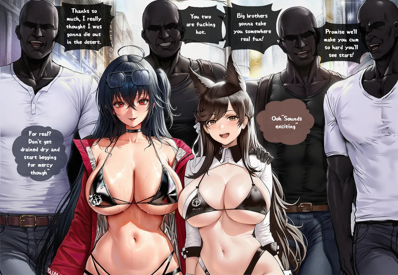 【Rayai】Atago & Taihou VB BBC  [EN] full[AI Generated] Page 7
