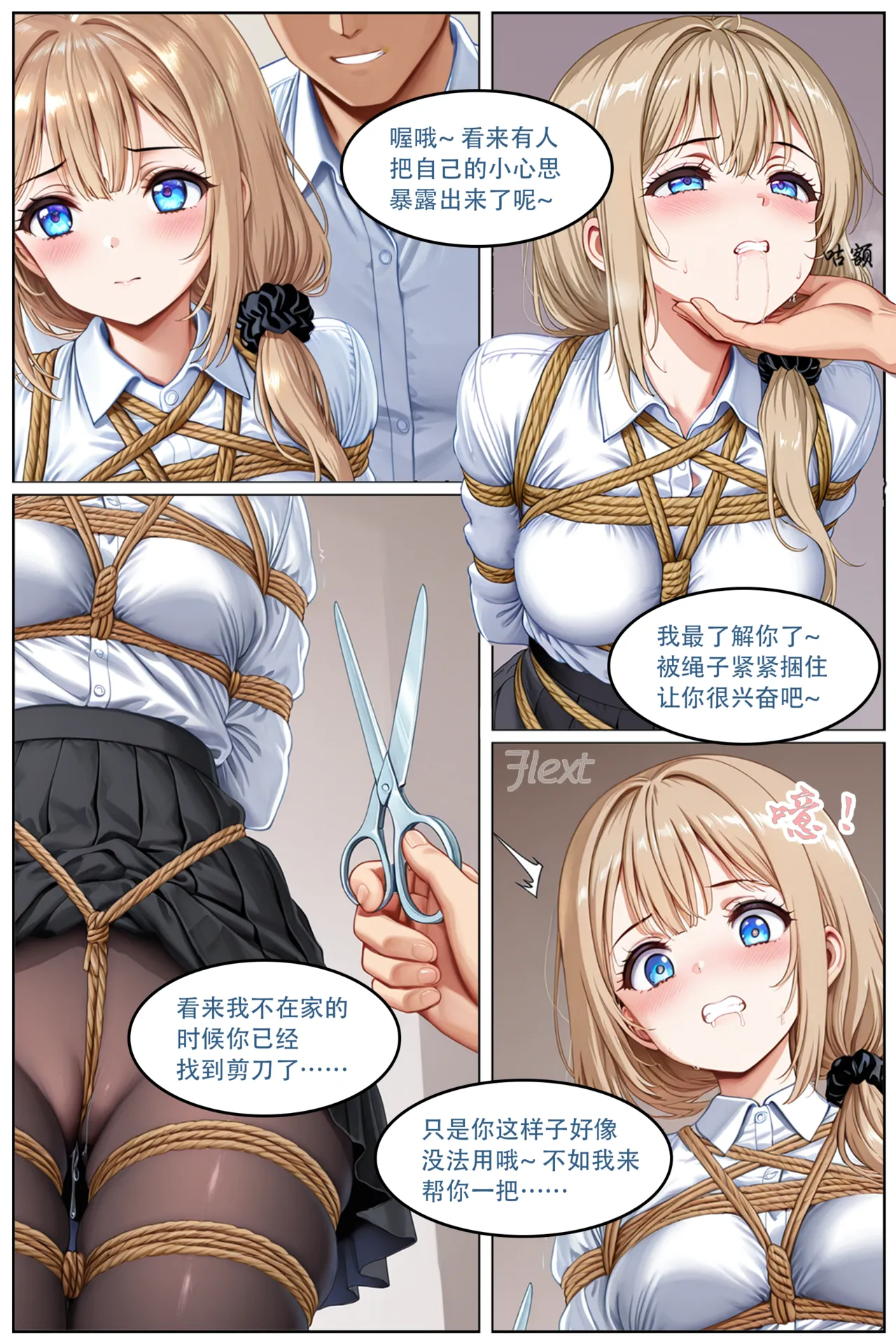 [Flext]坠入绳欲 Chapter 2[Chinese] [AI generated] Page 12