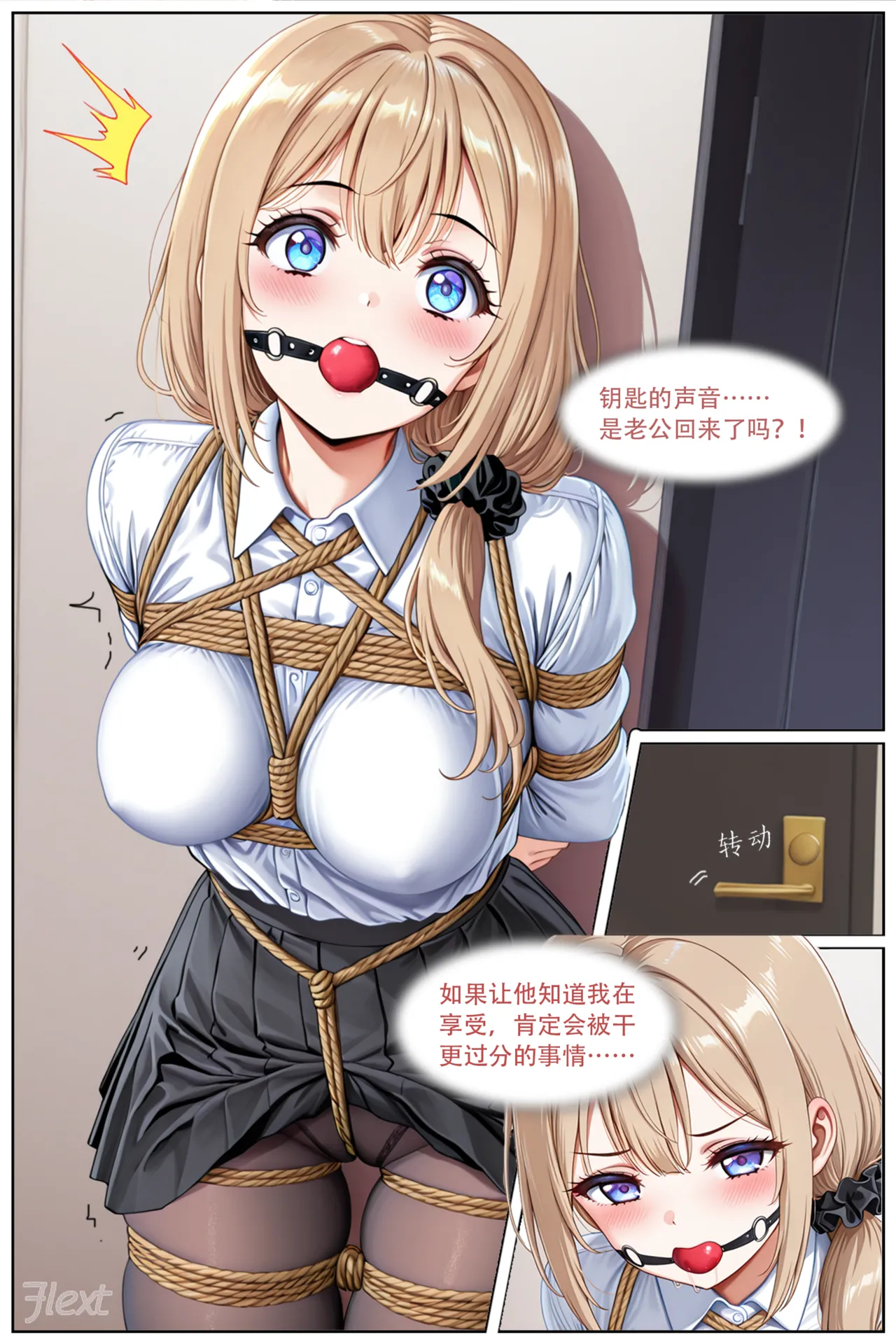 [Flext]坠入绳欲 Chapter 2[Chinese] [AI generated] Page 3