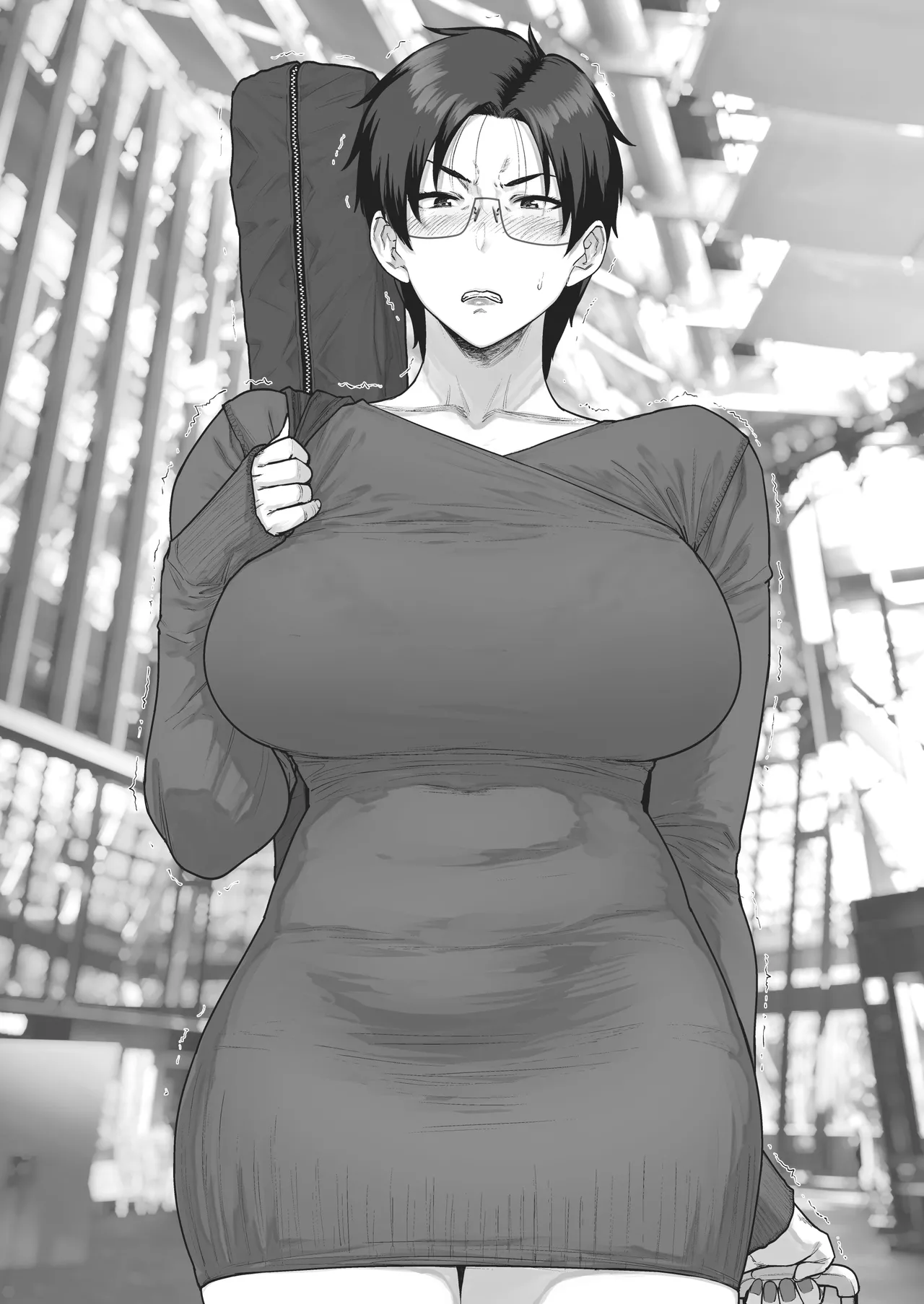 [越山弱衰]売り子に来たのはおばさんでした Page 14