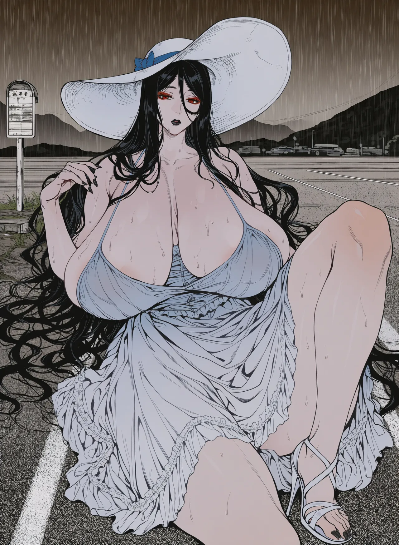 xXxBATxXx IMILF Hasshaku-sama & Sadako[AI Generated] Page 62