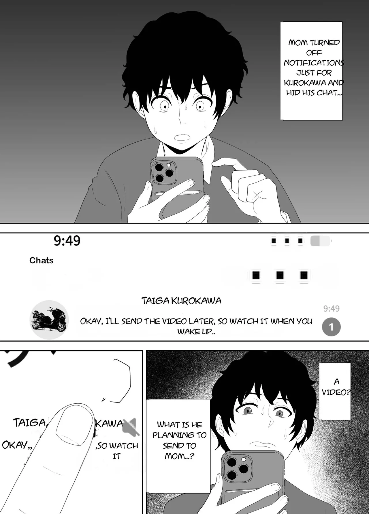 [Studio Macaron (Moeyama P-Man)]Houkago ni Ochita Haha Smapho ni Nokosareta Kiroku | Fallen mother after school[English] [toidaden] Page 26