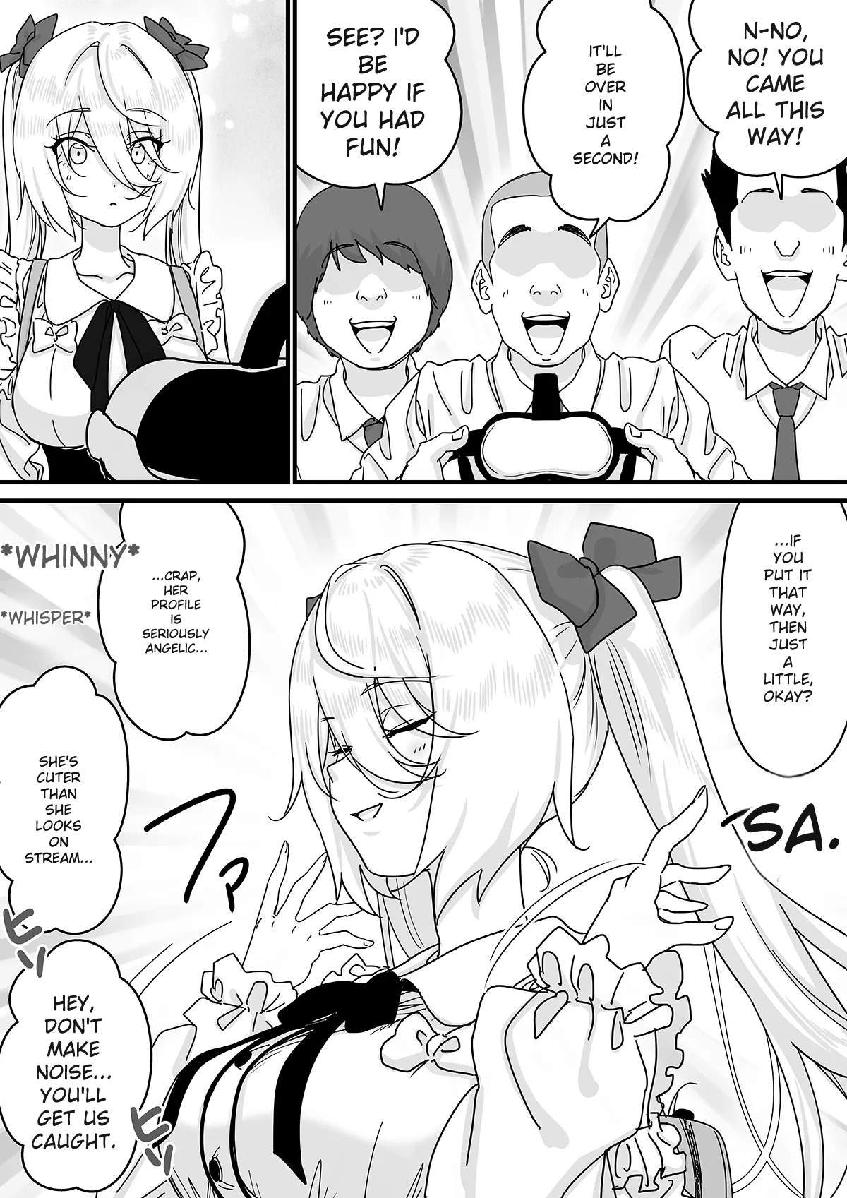 [P&I (Mel EX, Satsukimasu)] [Sad News]Popular streamer gets so absorbed in VR that they end up having their nipples revealed lol Page 17