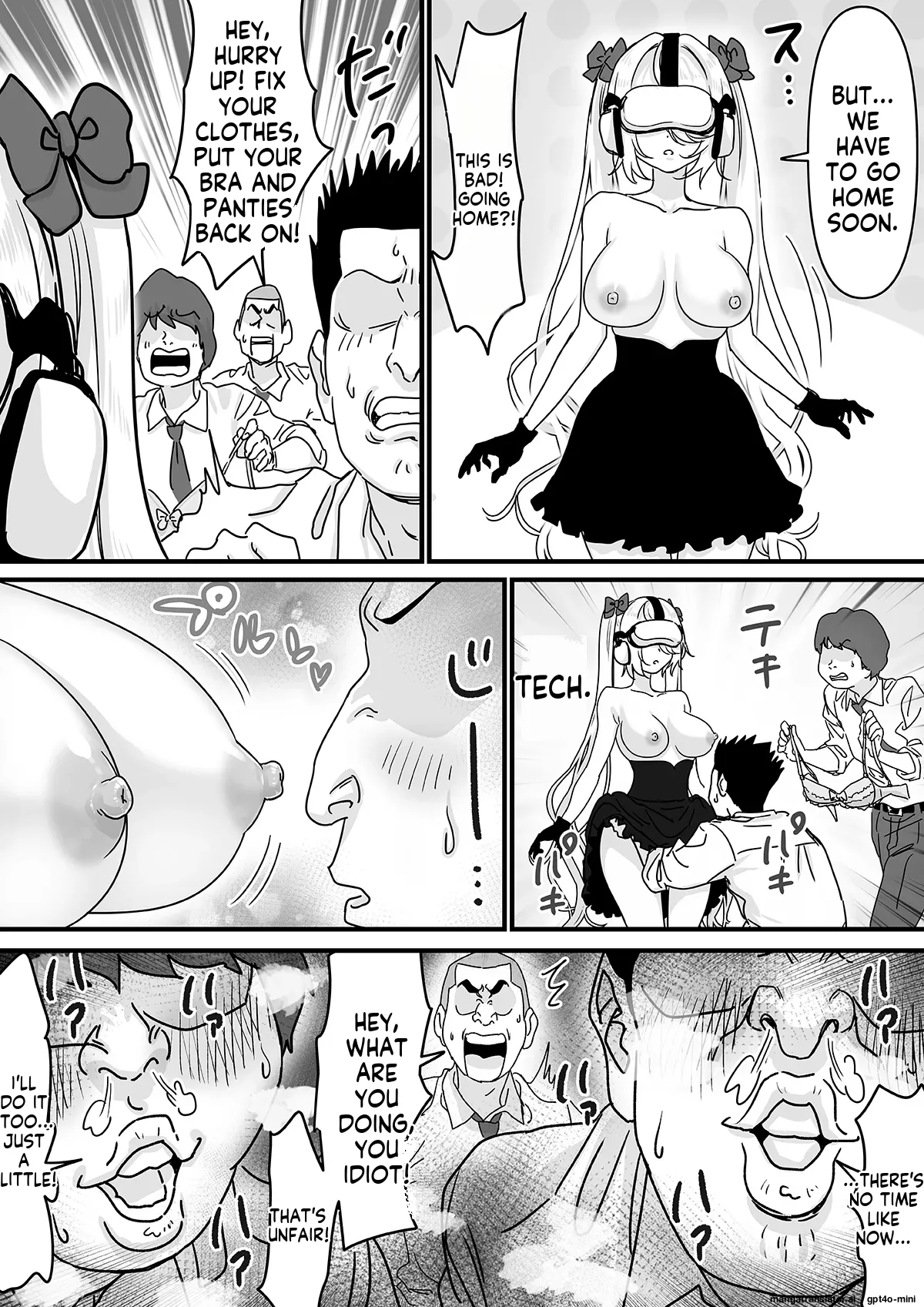 [P&I (Mel EX, Satsukimasu)] [Sad News]Popular streamer gets so absorbed in VR that they end up having their nipples revealed lol Page 35