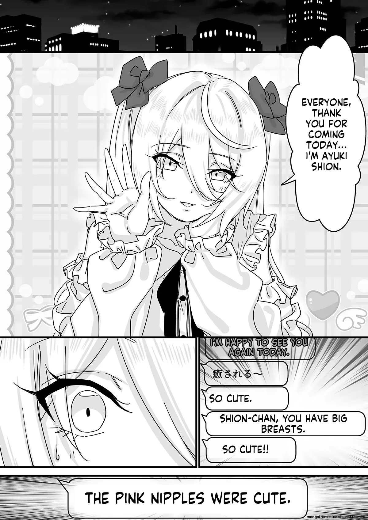 [P&I (Mel EX, Satsukimasu)] [Sad News]Popular streamer gets so absorbed in VR that they end up having their nipples revealed lol Page 39