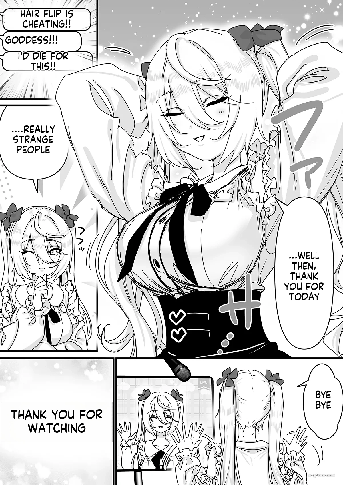 [P&I (Mel EX, Satsukimasu)] [Sad News]Popular streamer gets so absorbed in VR that they end up having their nipples revealed lol Page 4