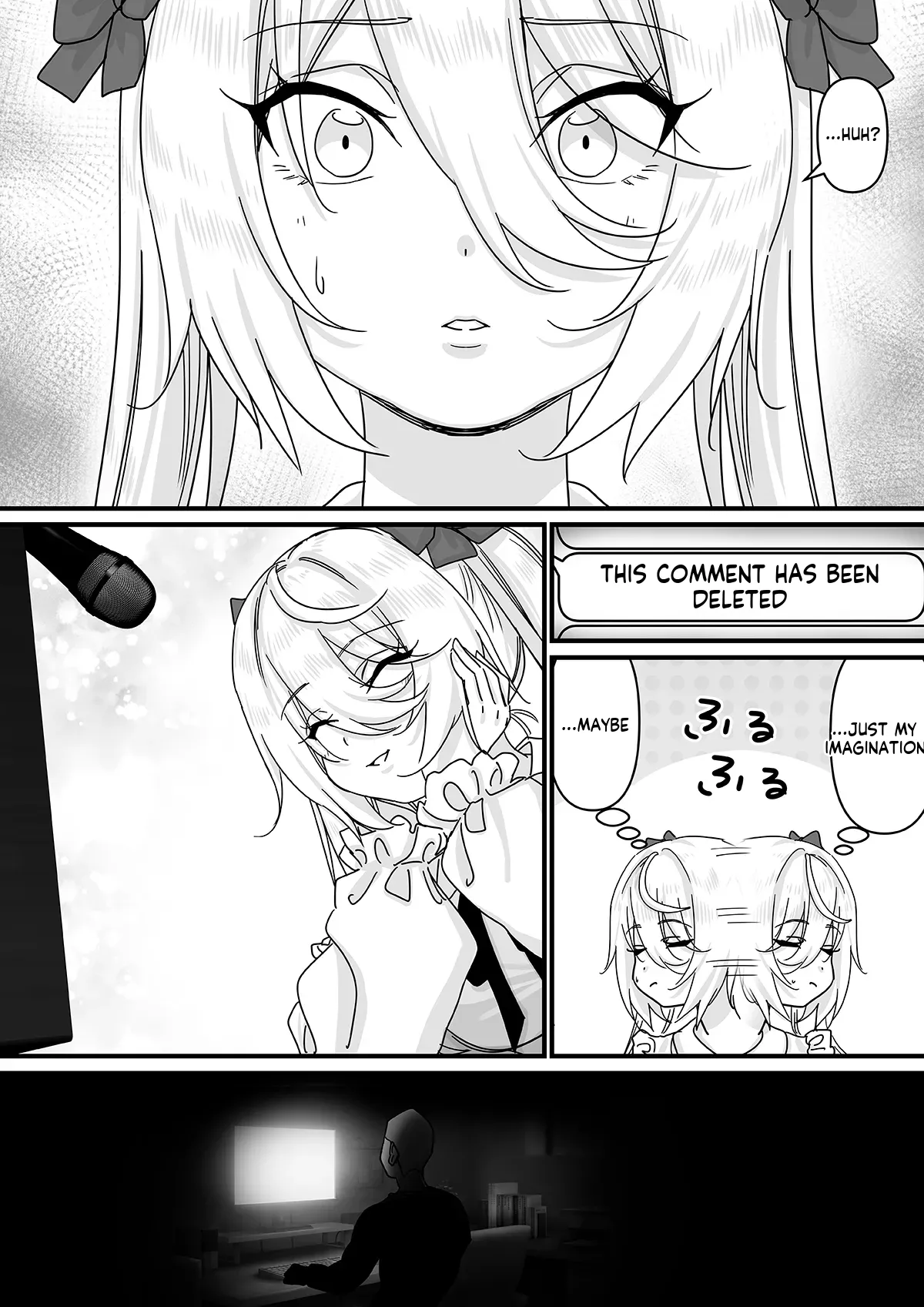 [P&I (Mel EX, Satsukimasu)] [Sad News]Popular streamer gets so absorbed in VR that they end up having their nipples revealed lol Page 40
