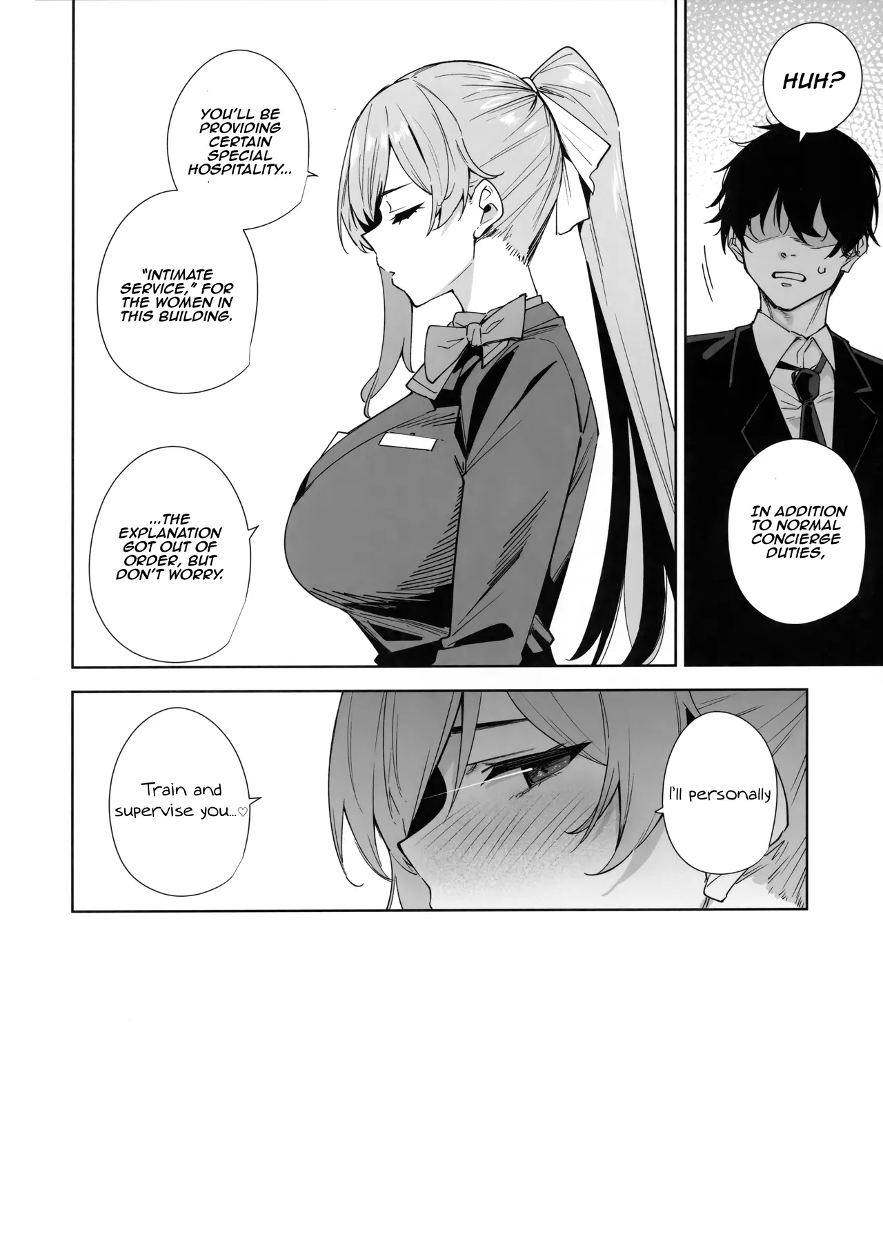 (C106) [Ink Complex (Tomohiro Kai)]Tower Residence Setsuguka Taiouchuu | Tower Residence Service Department Now Serving[English] [Aishi21] Page 59
