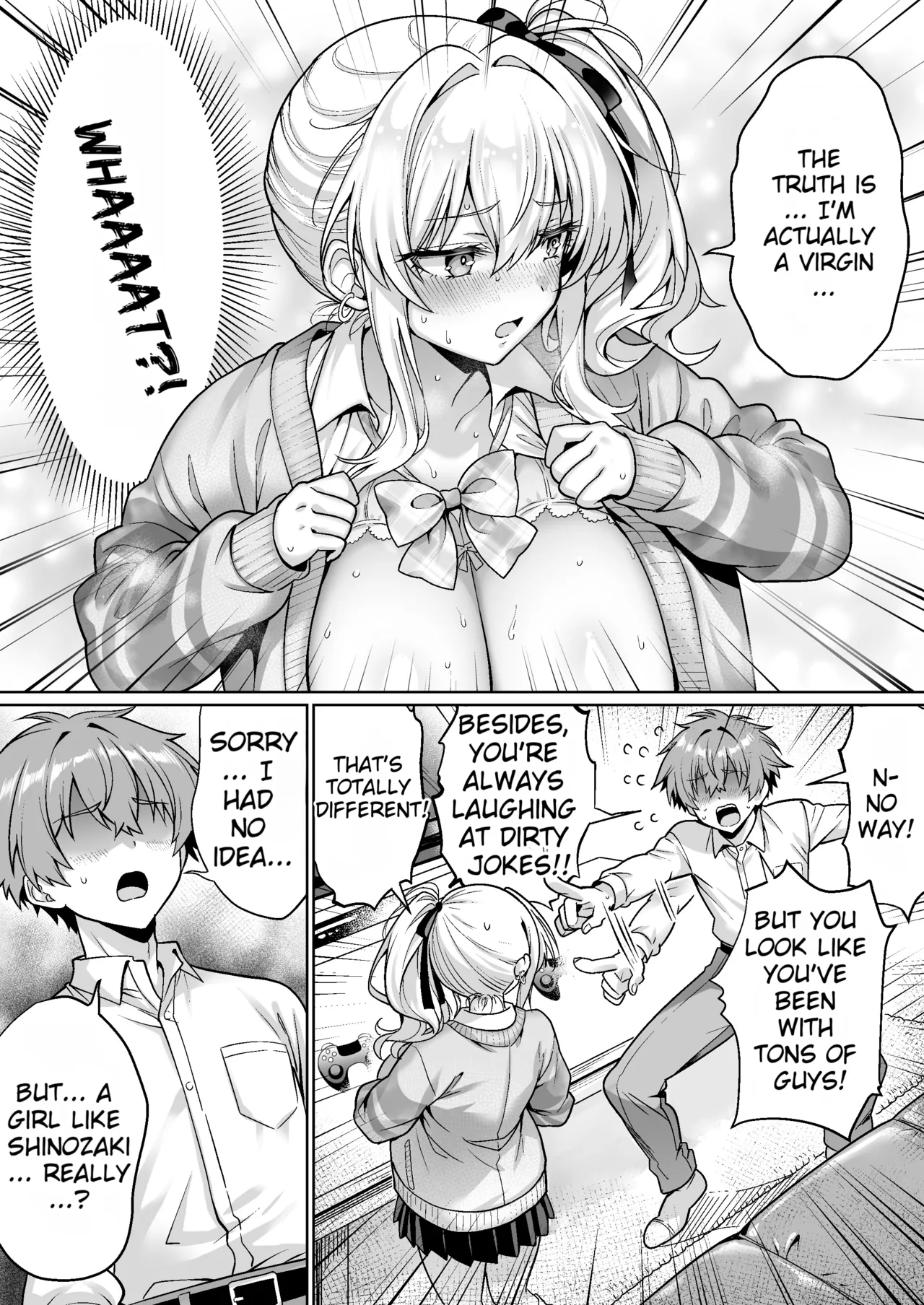 [Hechima Koubou (Mangetsu Wasabi)]The Cheeky Gal in Class Was a Virgin The Story of Raw Insertion, Climaxing, and Creampie on Our First Time[English][MTL]] Page 14