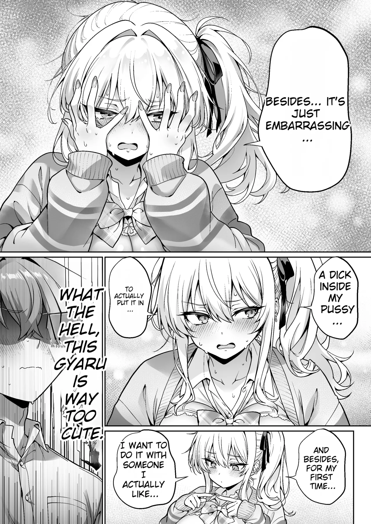 [Hechima Koubou (Mangetsu Wasabi)]The Cheeky Gal in Class Was a Virgin The Story of Raw Insertion, Climaxing, and Creampie on Our First Time[English][MTL]] Page 15