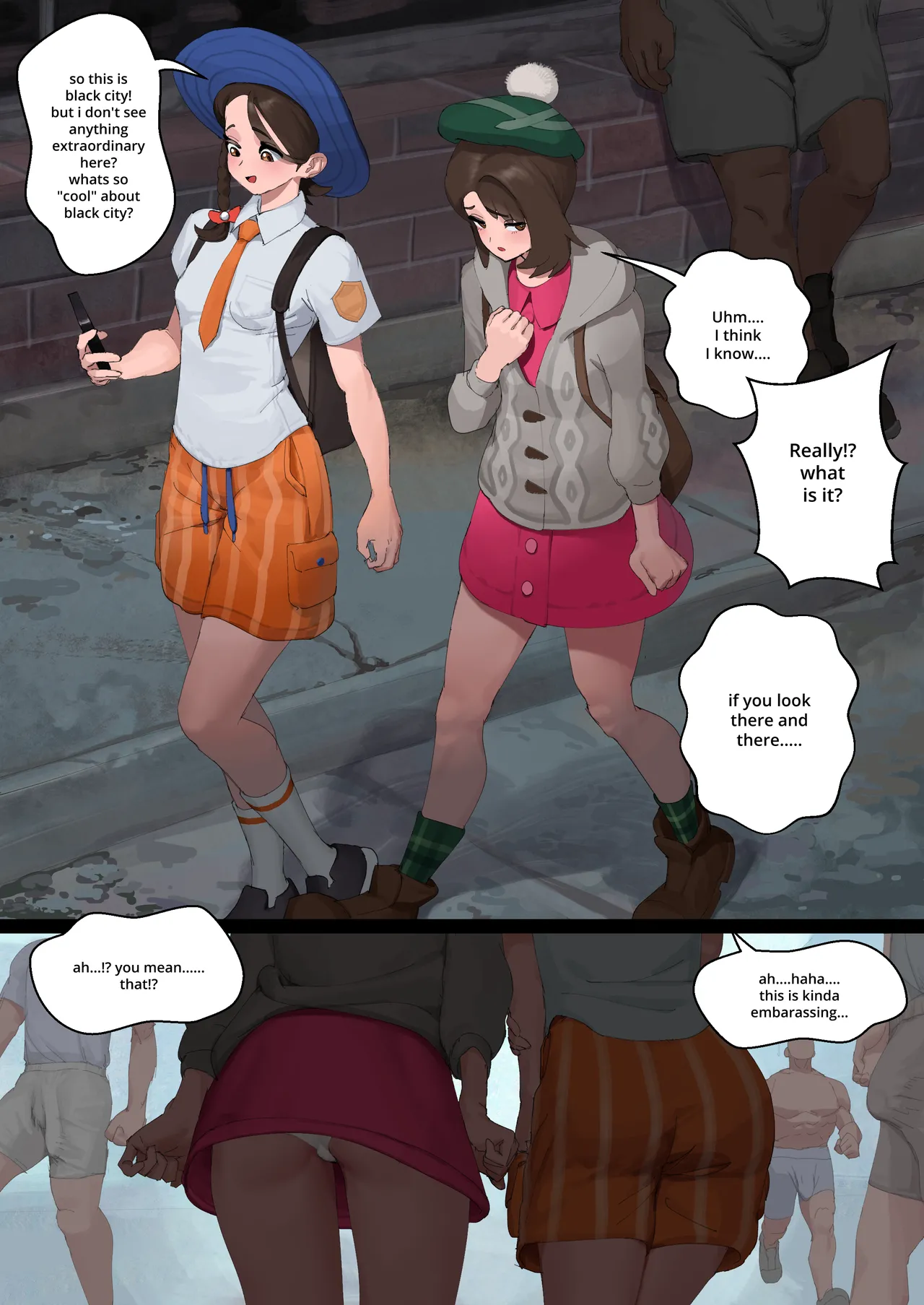 [wjs07]Gloria and Juliana visit Black City(Pokemon) Page 1
