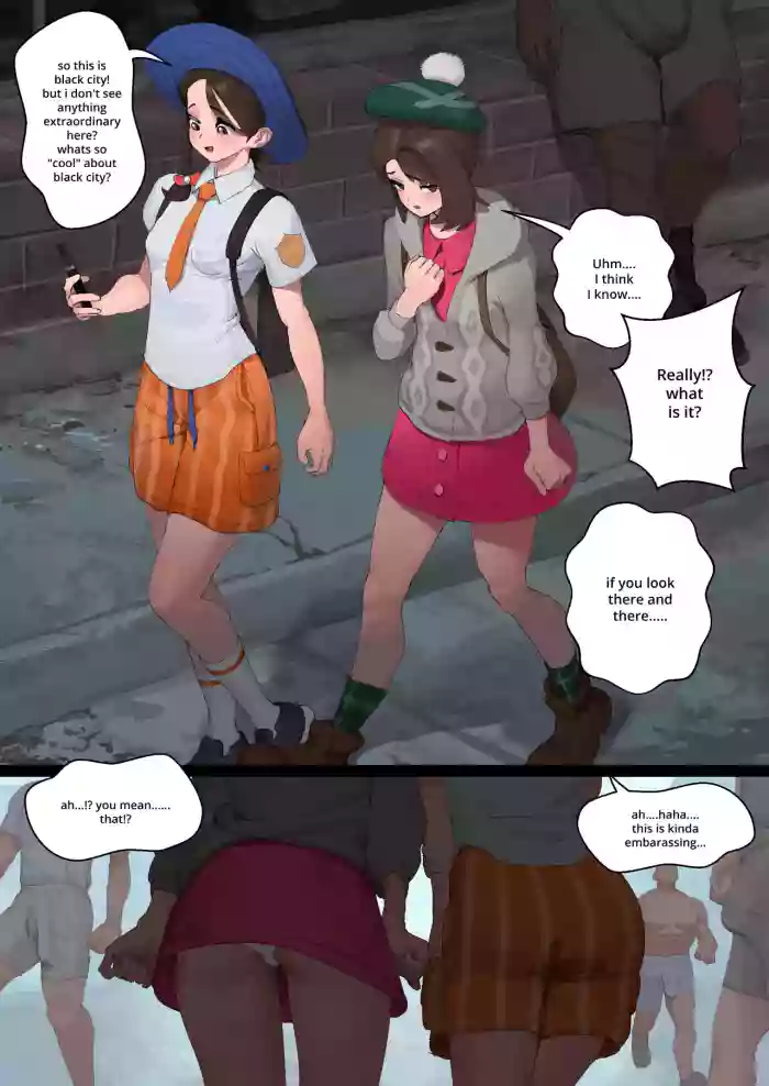[wjs07]Gloria and Juliana visit Black City(Pokemon)