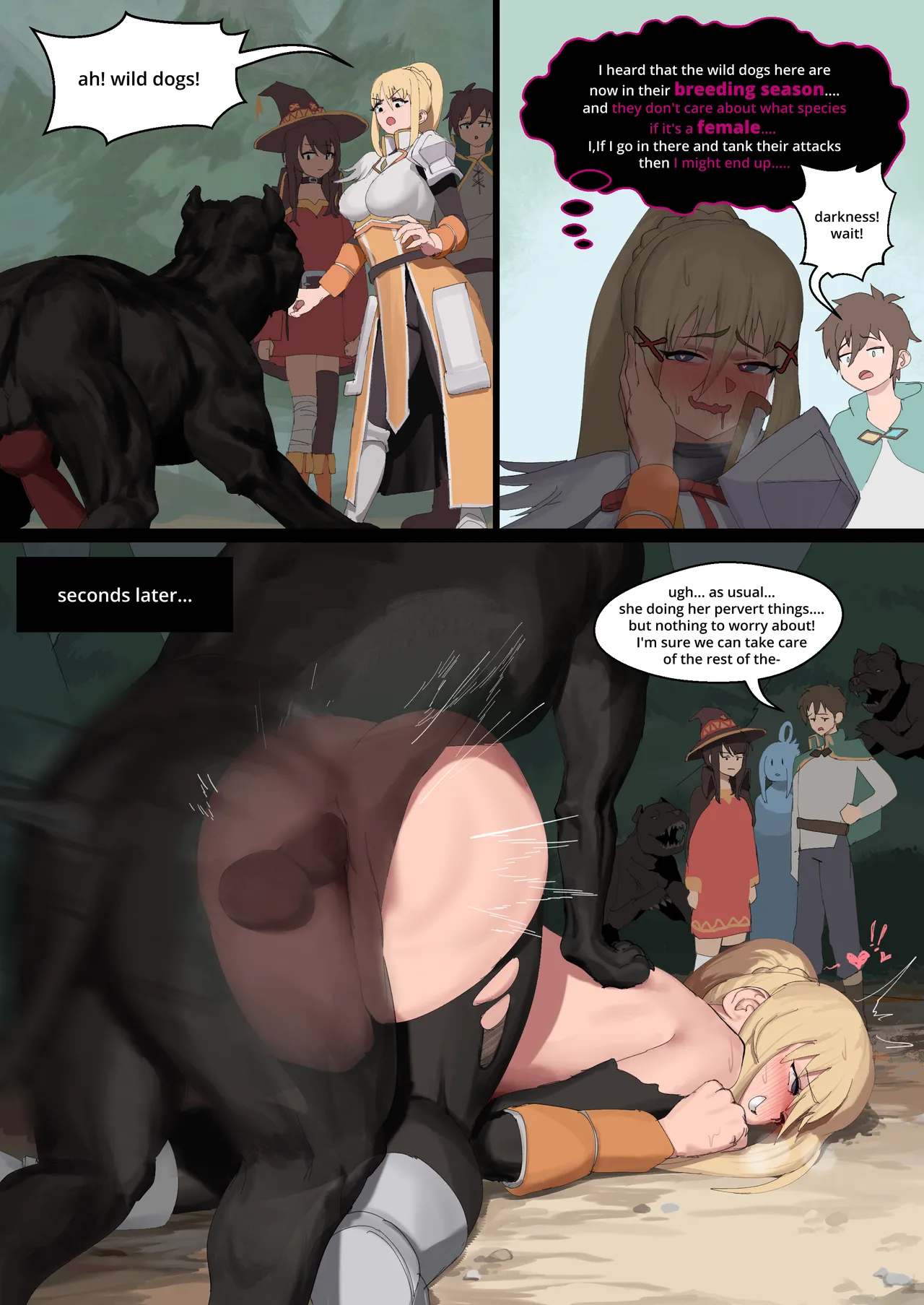 [wjs07]Konosuba Girls x Wild Mutts(Konosuba) Page 1