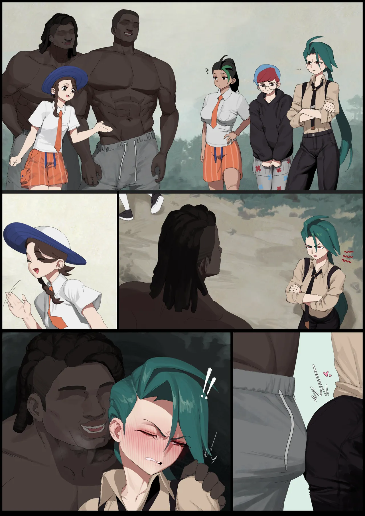 [wjs07]Nemona, Penny & Rika get BLACKED(Pokemon) Page 11