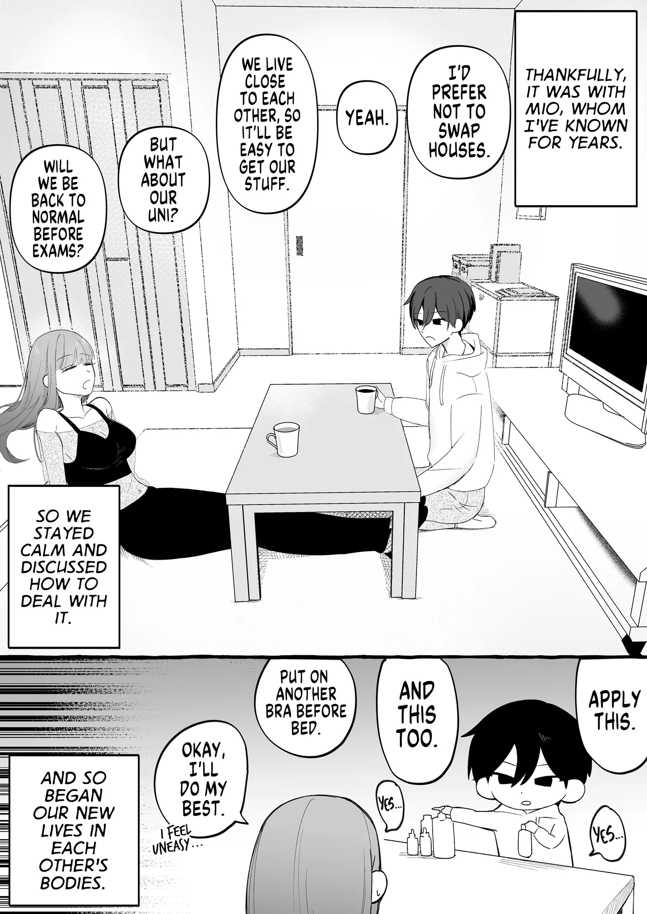 [Katsudon Umauma Honpo]How I Returned to Normal After Body Swapping Only to Discover that My Body was Prepared for Anal Sex[English] [GTF] Page 5