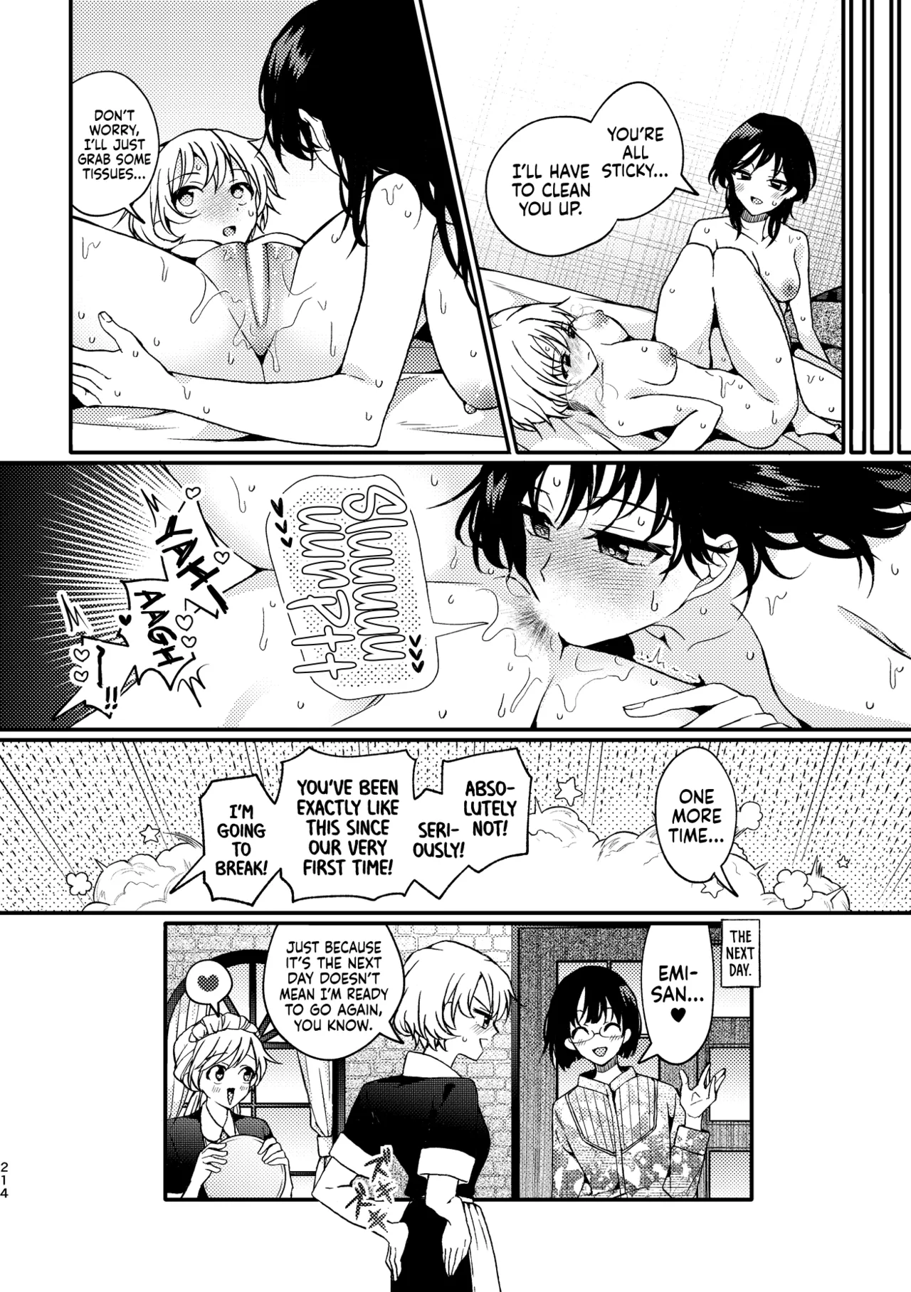 [Boushitsu Yesterday (Kawauchi)]i no Shissou | The Disappearance of "i"(R18 Yuri Soushuuhen i no Arika - where love is) [English] [Castle TL] [Digital] Page 214