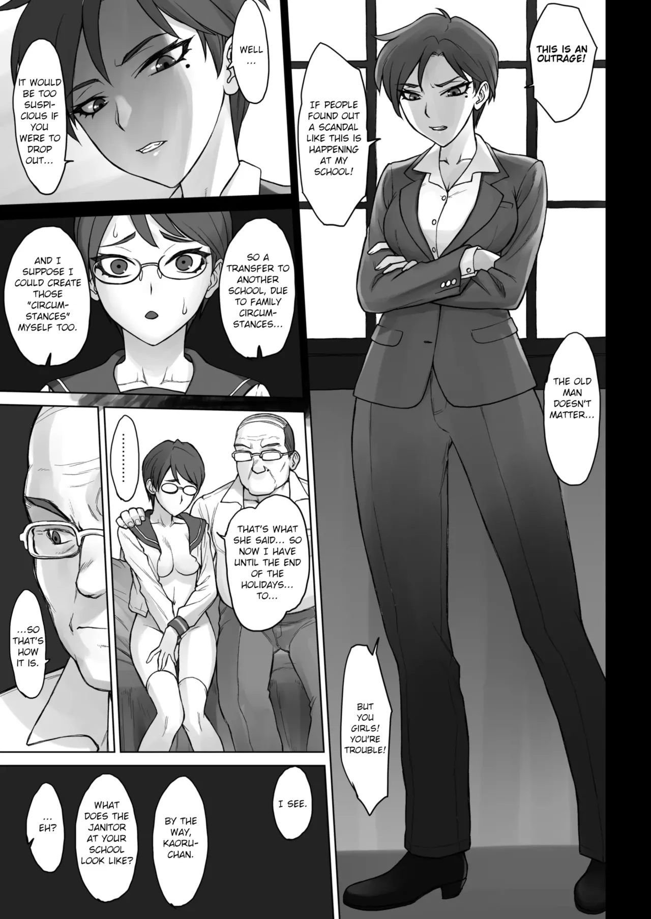 [Manguri Cannon (BANG-YOU)]Dekachin Ojisan vs Headmistress Tsukasa(English) Page 5