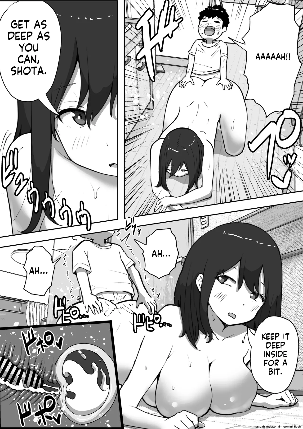 [Resoman Manga Koubou]A story about a single mom who ended up trying to get pregnant with her son[English] Page 30