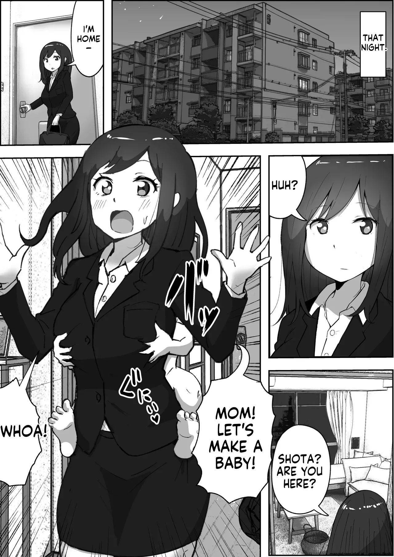 [Resoman Manga Koubou]A story about a single mom who ended up trying to get pregnant with her son[English] Page 32