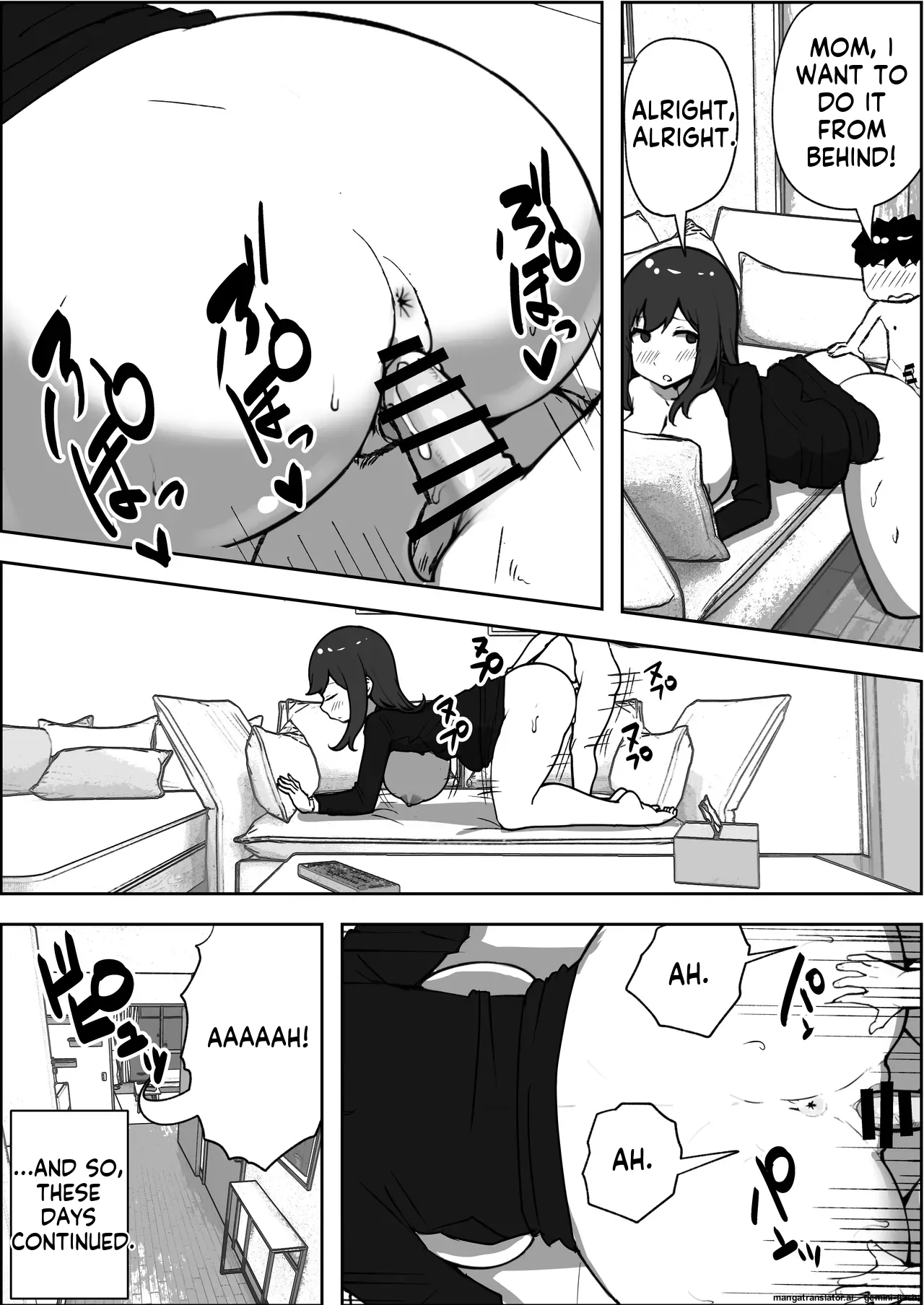 [Resoman Manga Koubou]A story about a single mom who ended up trying to get pregnant with her son[English] Page 36