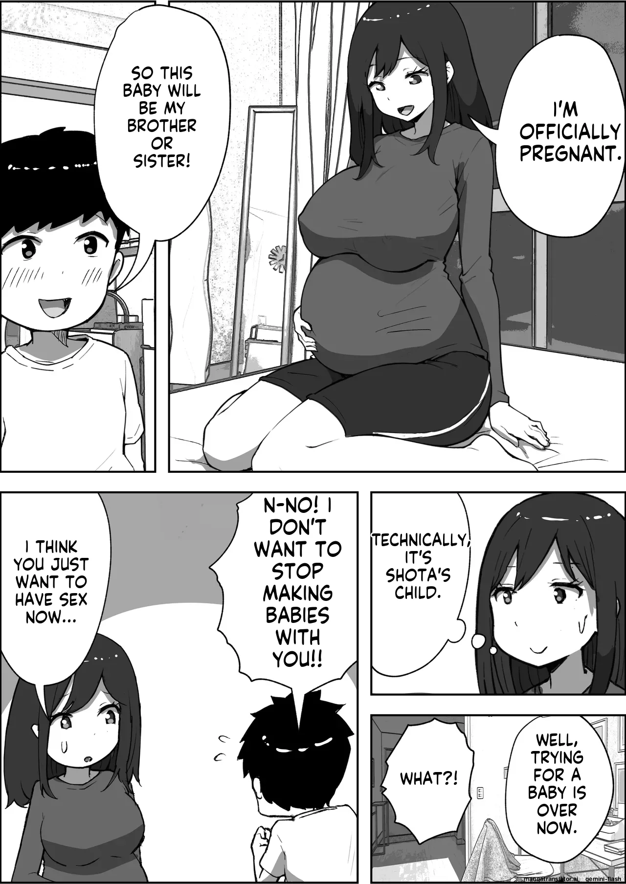 [Resoman Manga Koubou]A story about a single mom who ended up trying to get pregnant with her son[English] Page 37