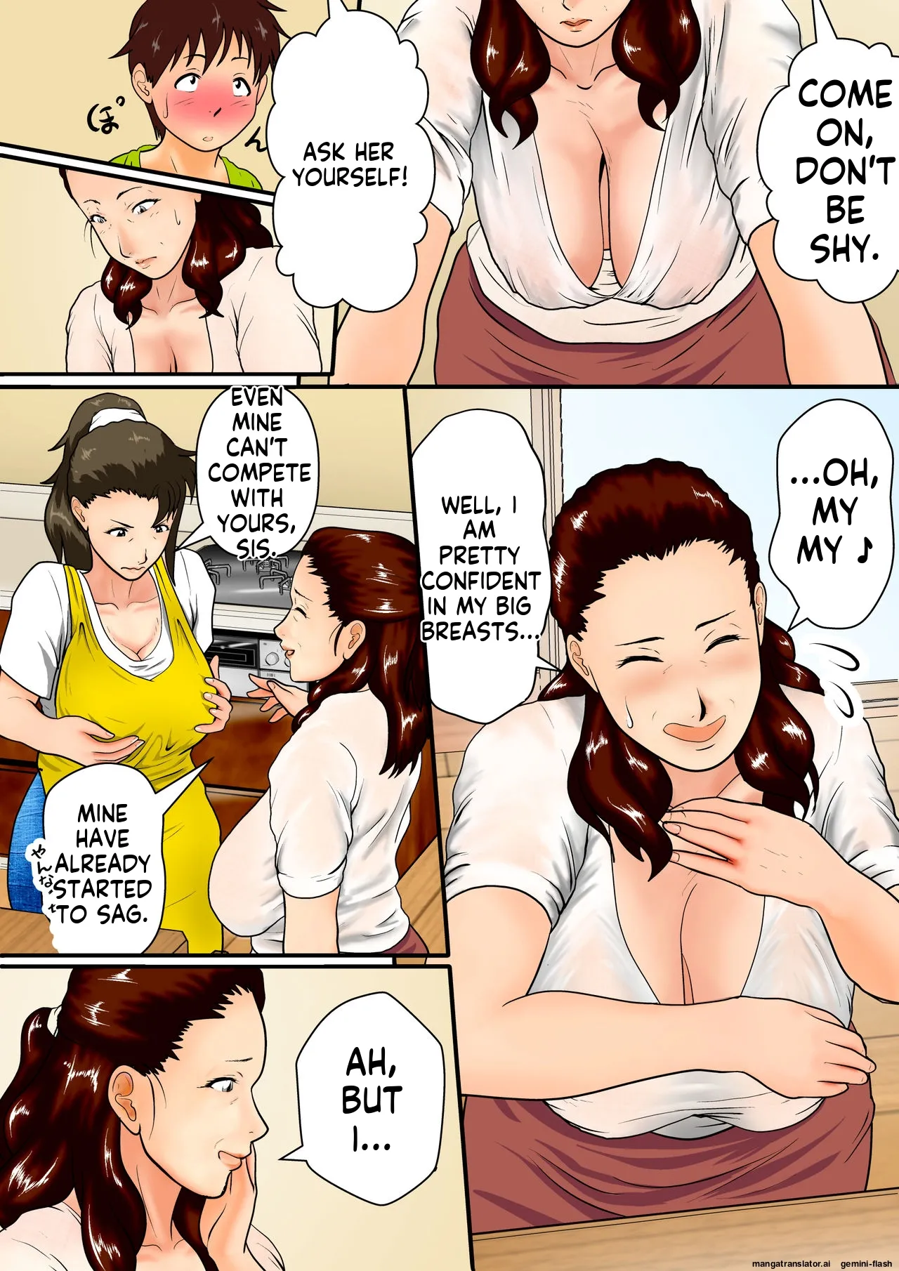 [Niki Ui (Shizuka Kei)]Summer Vacation: My Aunt and I's [Sexual Life Experiment] ~It's Okay to Have a Baby, So Just Do Your Best~ Page 15