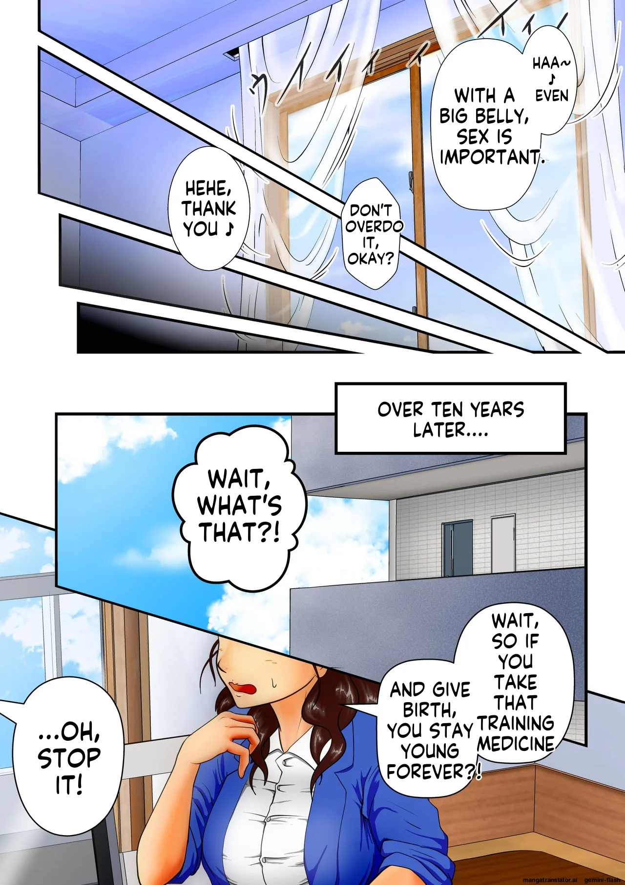 [Niki Ui (Shizuka Kei)]Summer Vacation: My Aunt and I's [Sexual Life Experiment] ~It's Okay to Have a Baby, So Just Do Your Best~ Page 51