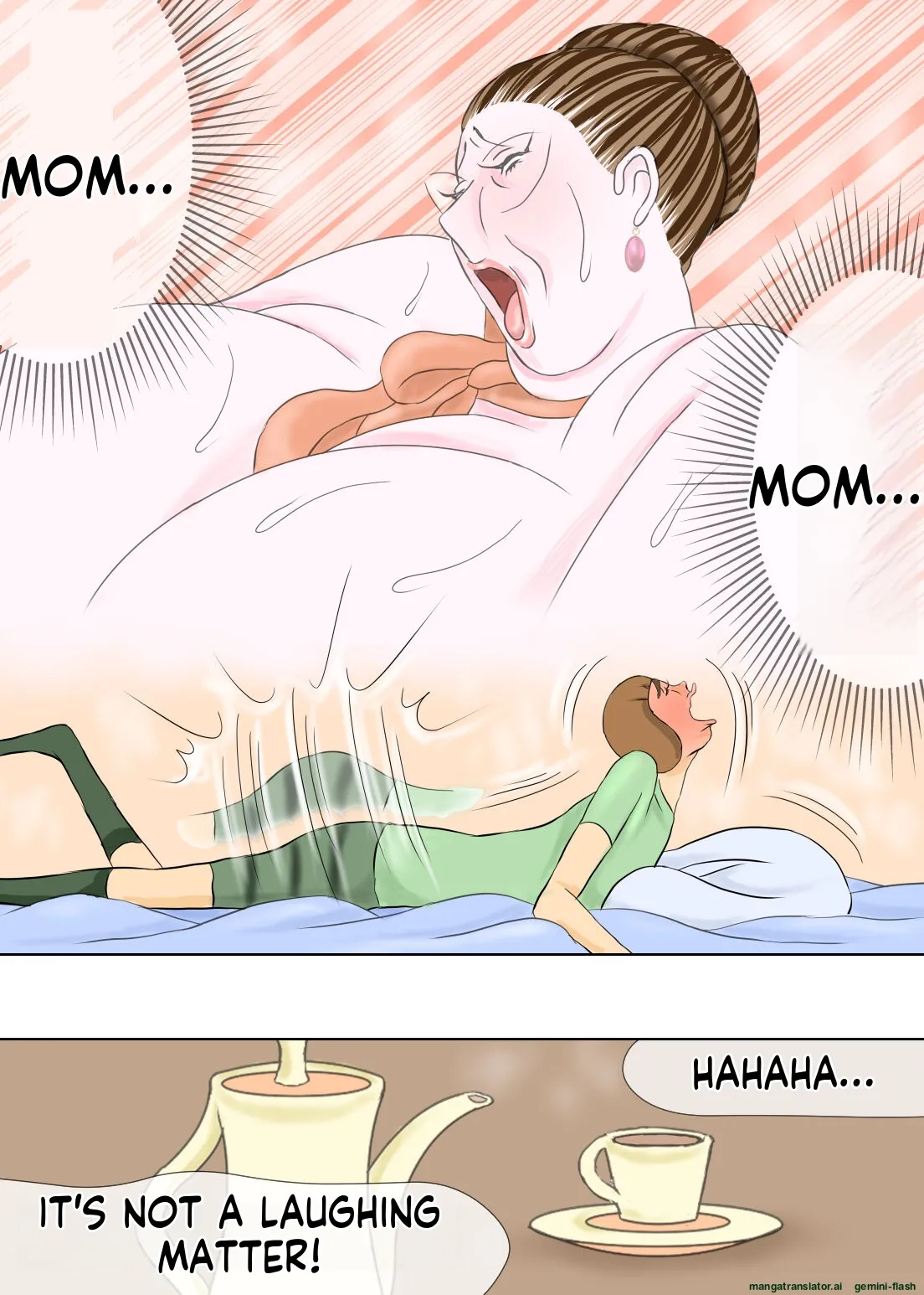 [Omochi Kiwi]My eldest son and his educational mother[English MTL] Page 18