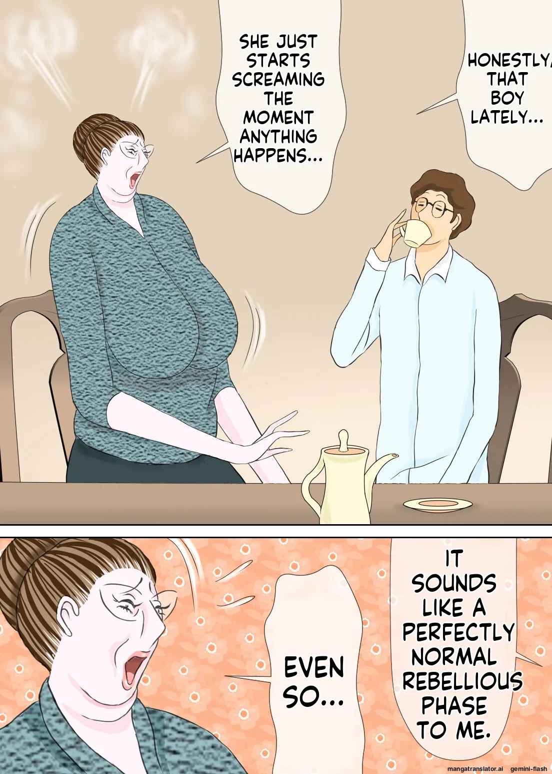 [Omochi Kiwi]My eldest son and his educational mother[English MTL] Page 19