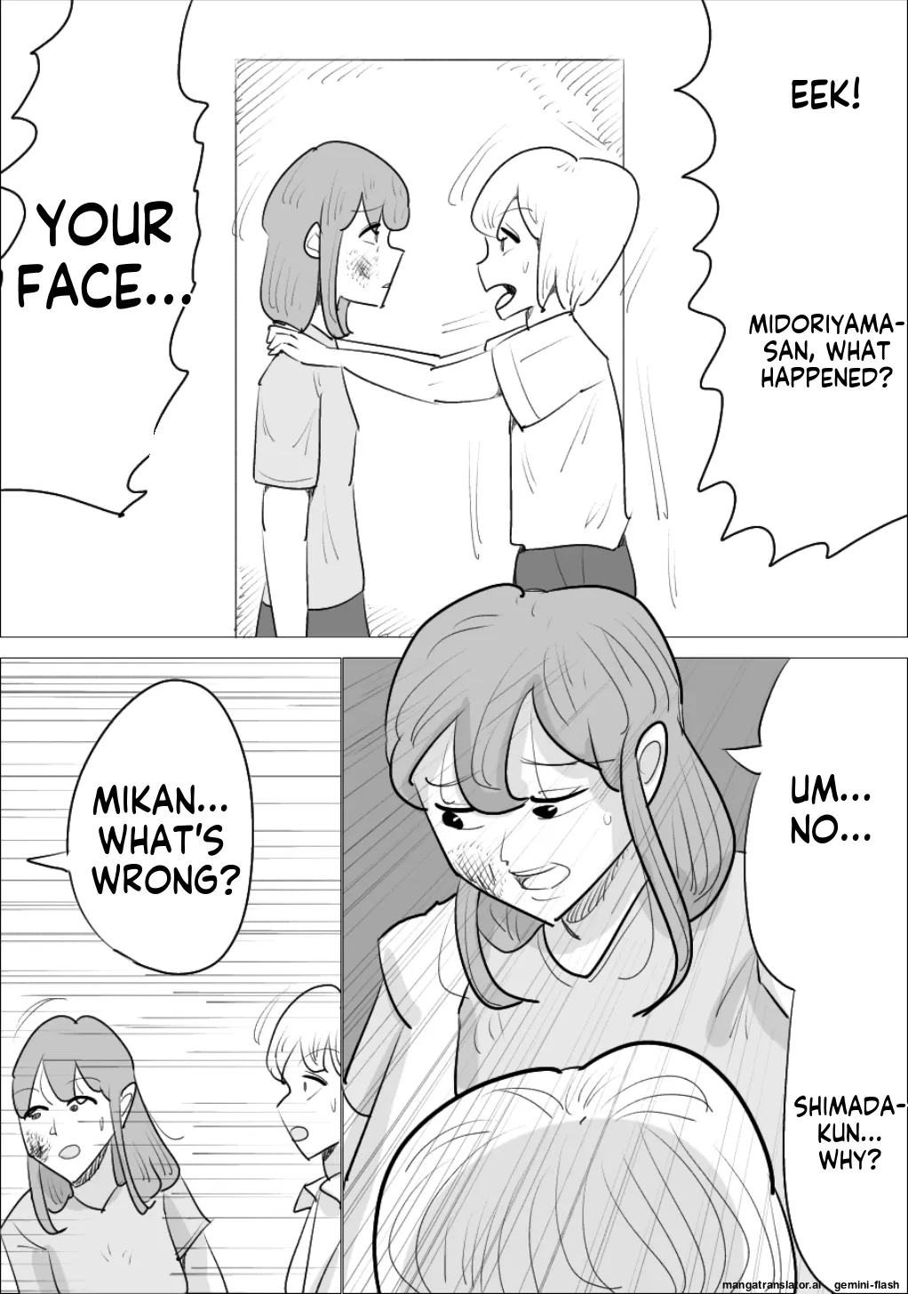 [Penchapen]A boyfriend who was stolen by a handsome, cool-looking woman[English] Page 13