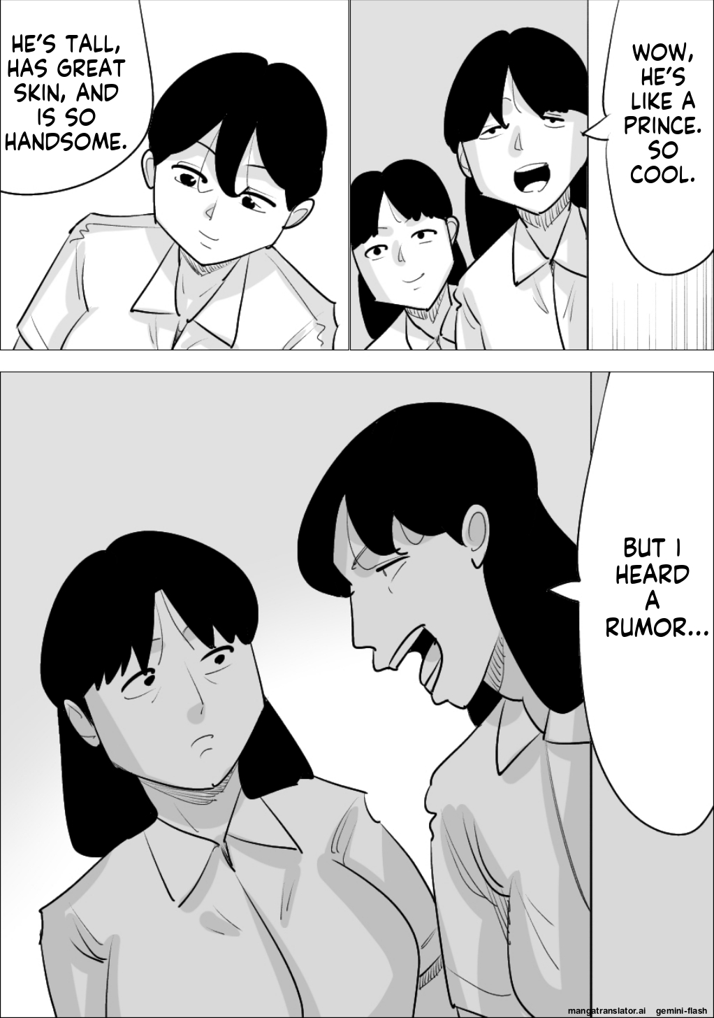 [Penchapen]A boyfriend who was stolen by a handsome, cool-looking woman[English] Page 24