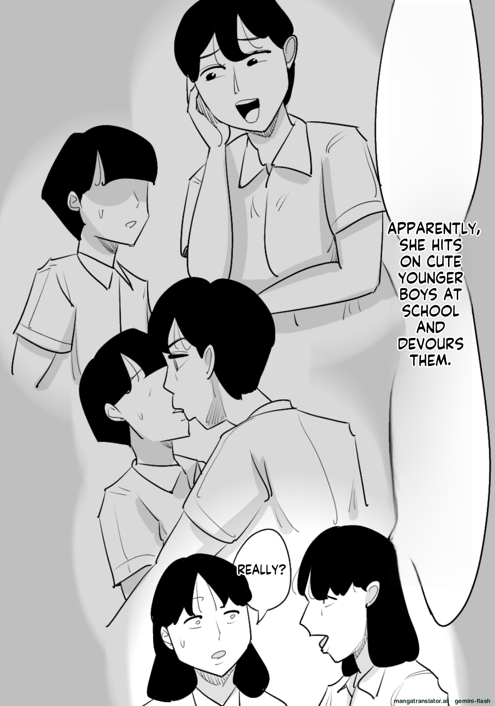 [Penchapen]A boyfriend who was stolen by a handsome, cool-looking woman[English] Page 25