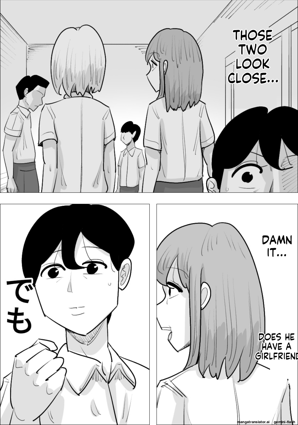 [Penchapen]A boyfriend who was stolen by a handsome, cool-looking woman[English] Page 32