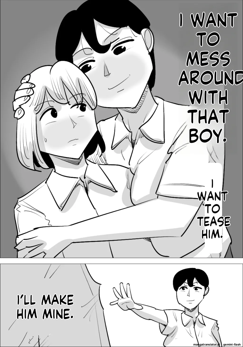 [Penchapen]A boyfriend who was stolen by a handsome, cool-looking woman[English] Page 33