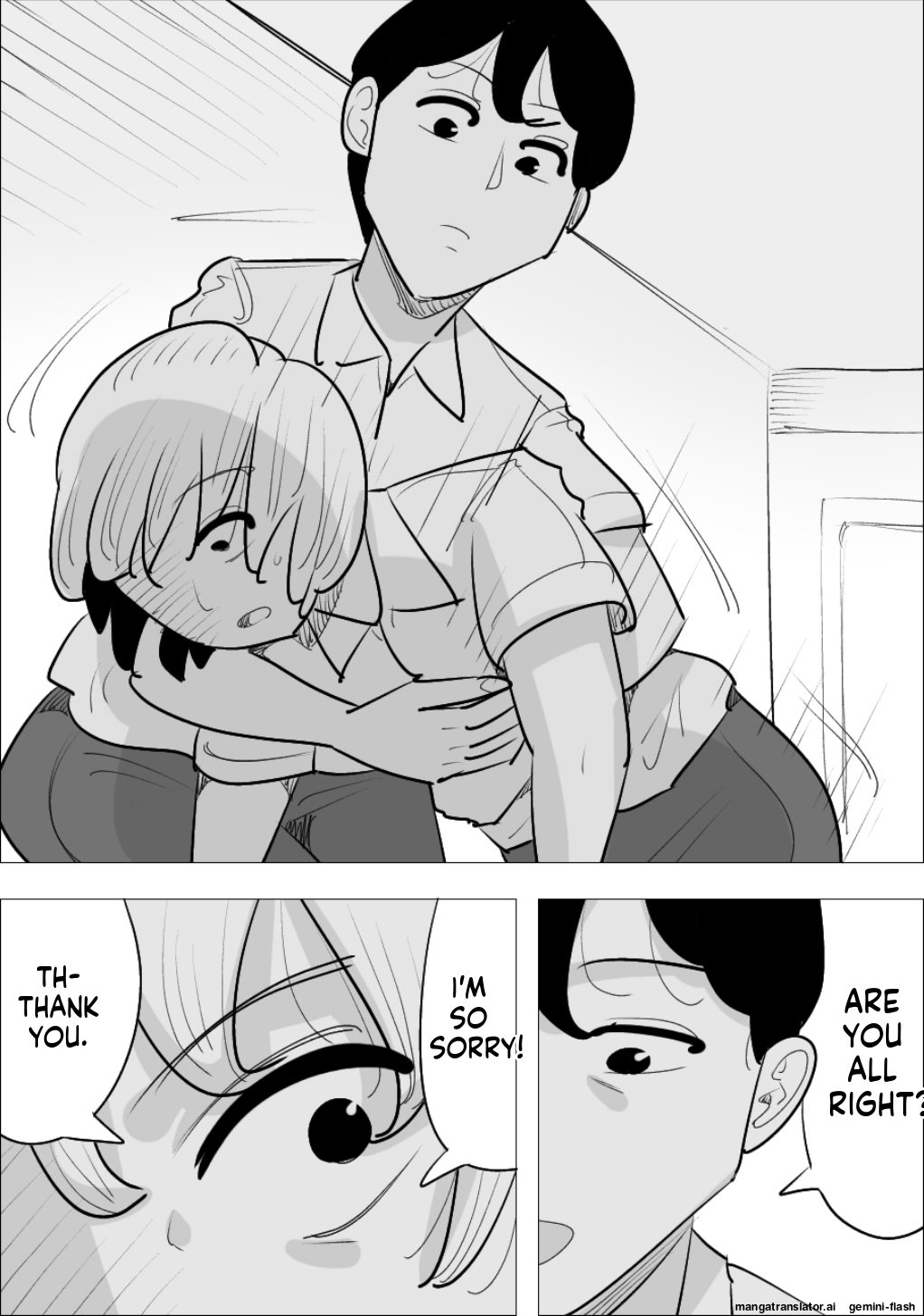 [Penchapen]A boyfriend who was stolen by a handsome, cool-looking woman[English] Page 37