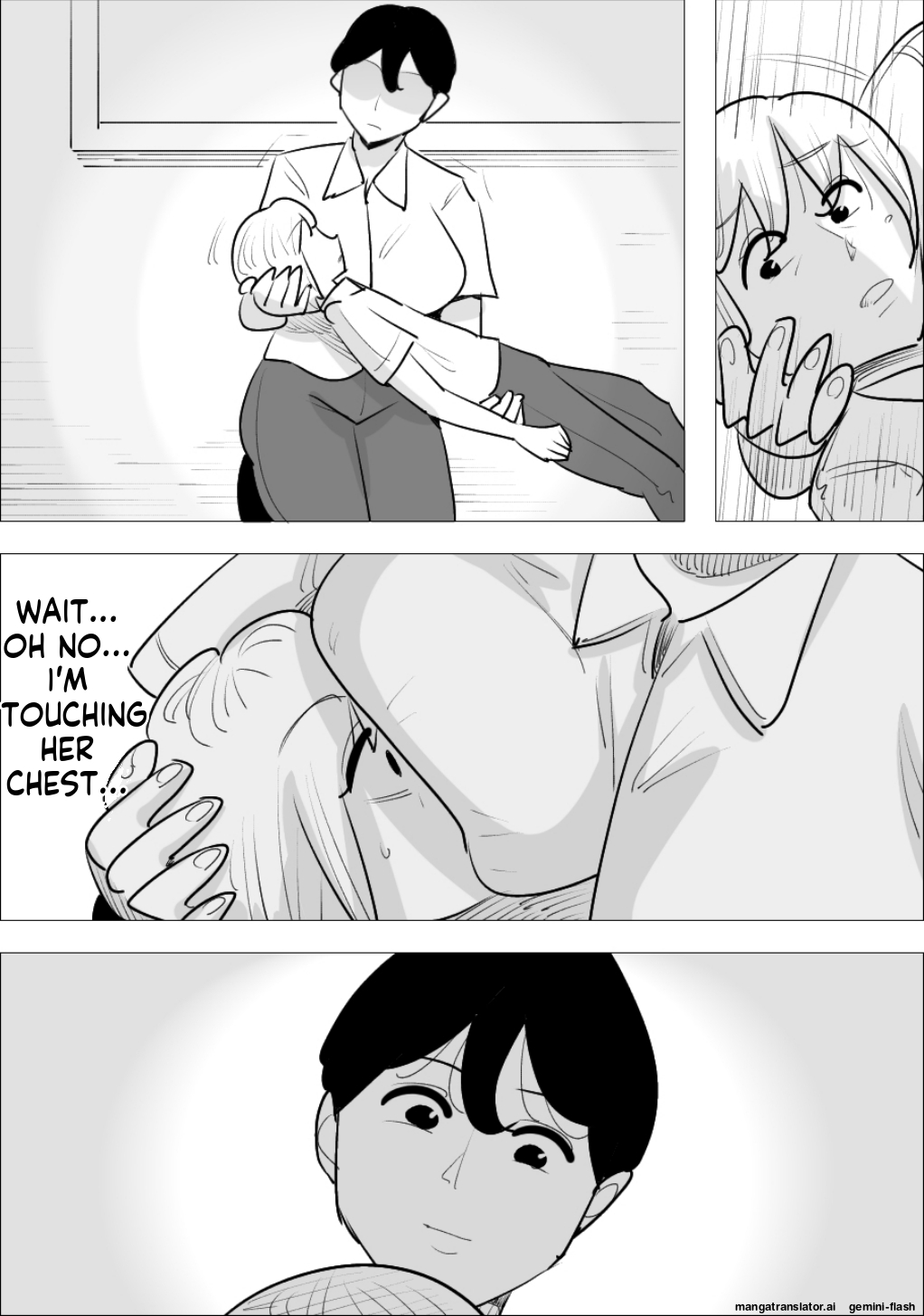 [Penchapen]A boyfriend who was stolen by a handsome, cool-looking woman[English] Page 38