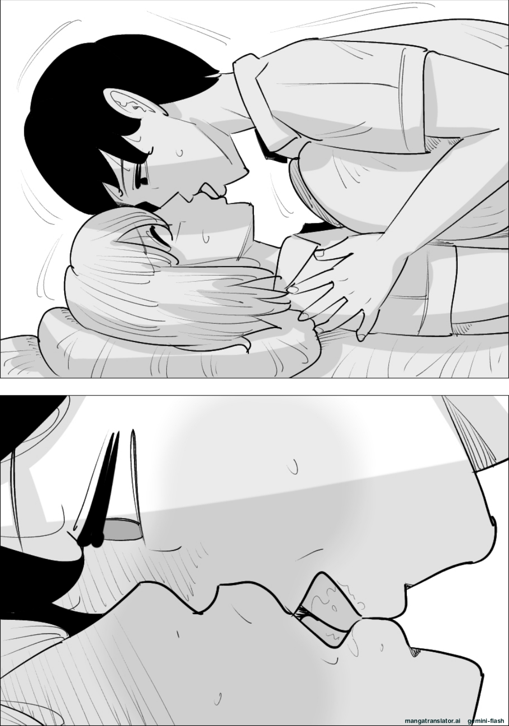 [Penchapen]A boyfriend who was stolen by a handsome, cool-looking woman[English] Page 49