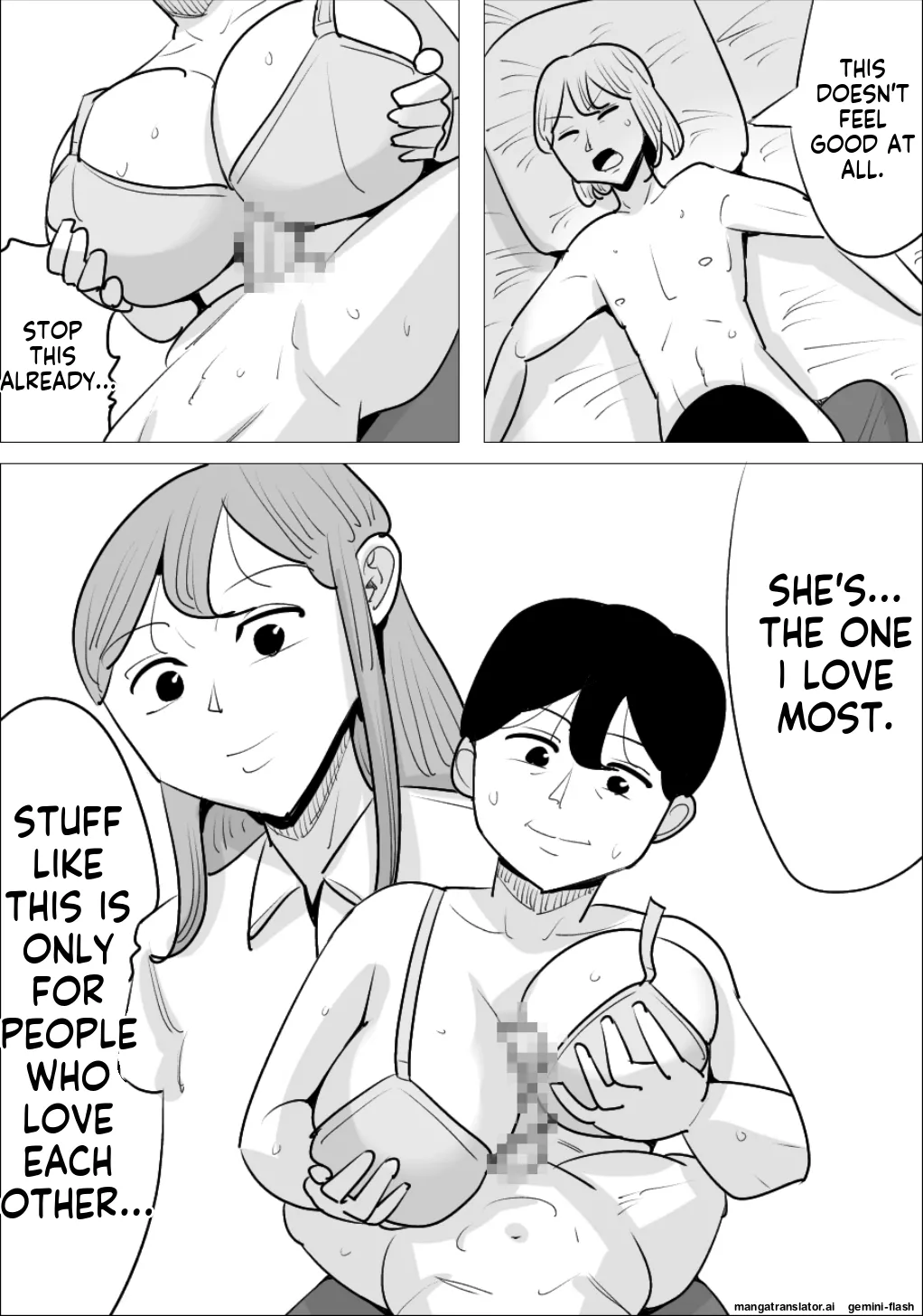 [Penchapen]A boyfriend who was stolen by a handsome, cool-looking woman[English] Page 60