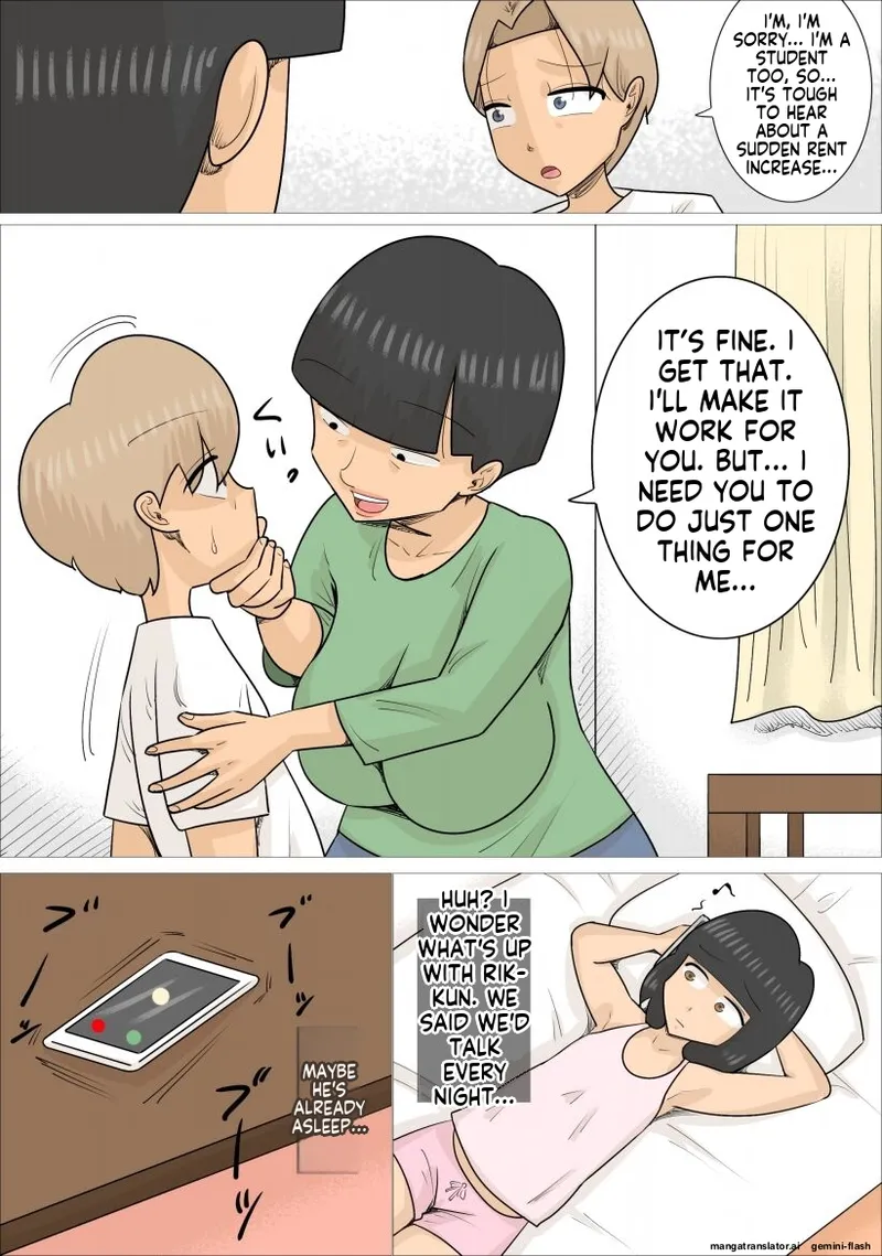 [Penchapen]A boyfriend who was stolen by three unattractive mature women speaking Kansai dialect (bob cut, fat, and underbite[English] Page 9