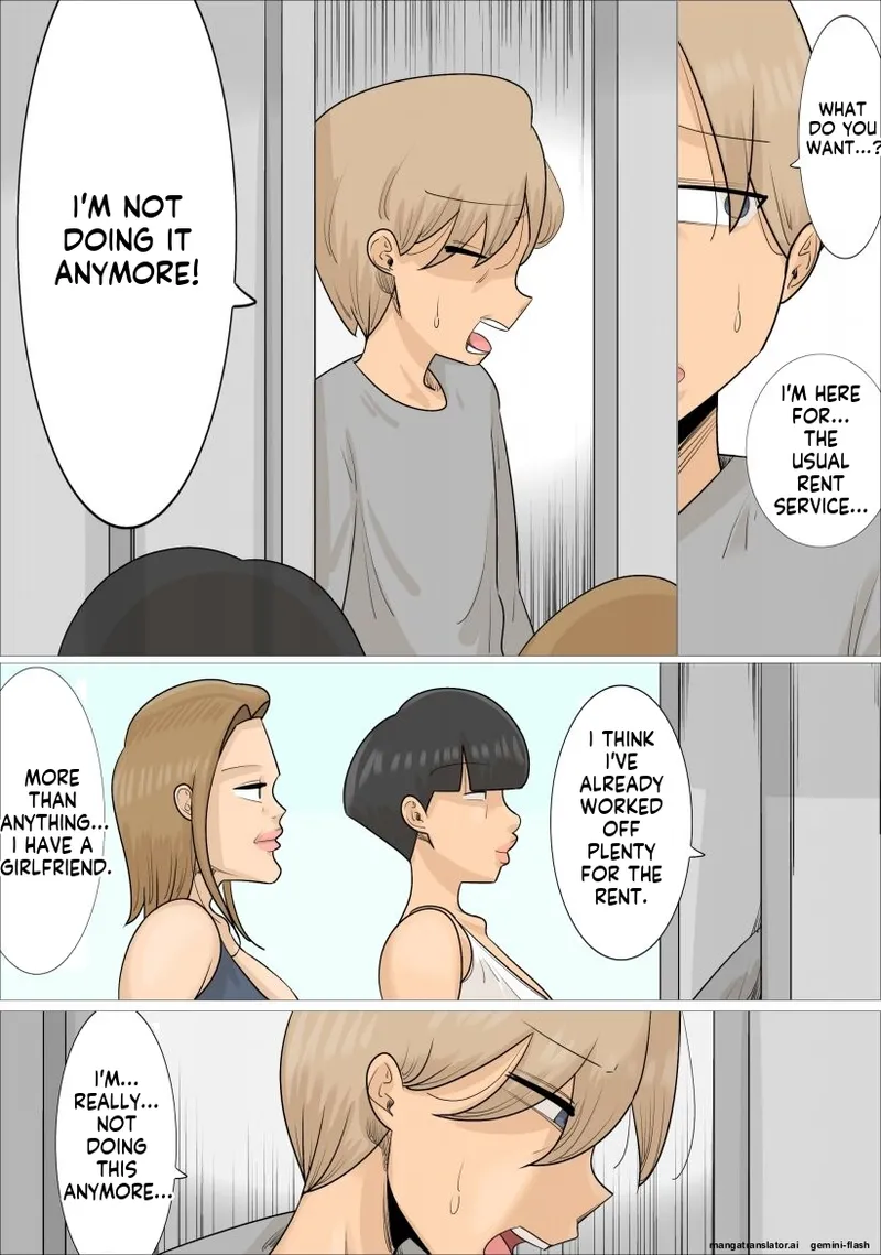[Penchapen]A boyfriend who was stolen by three unattractive mature women speaking Kansai dialect (bob cut, fat, and underbite[English] Page 43