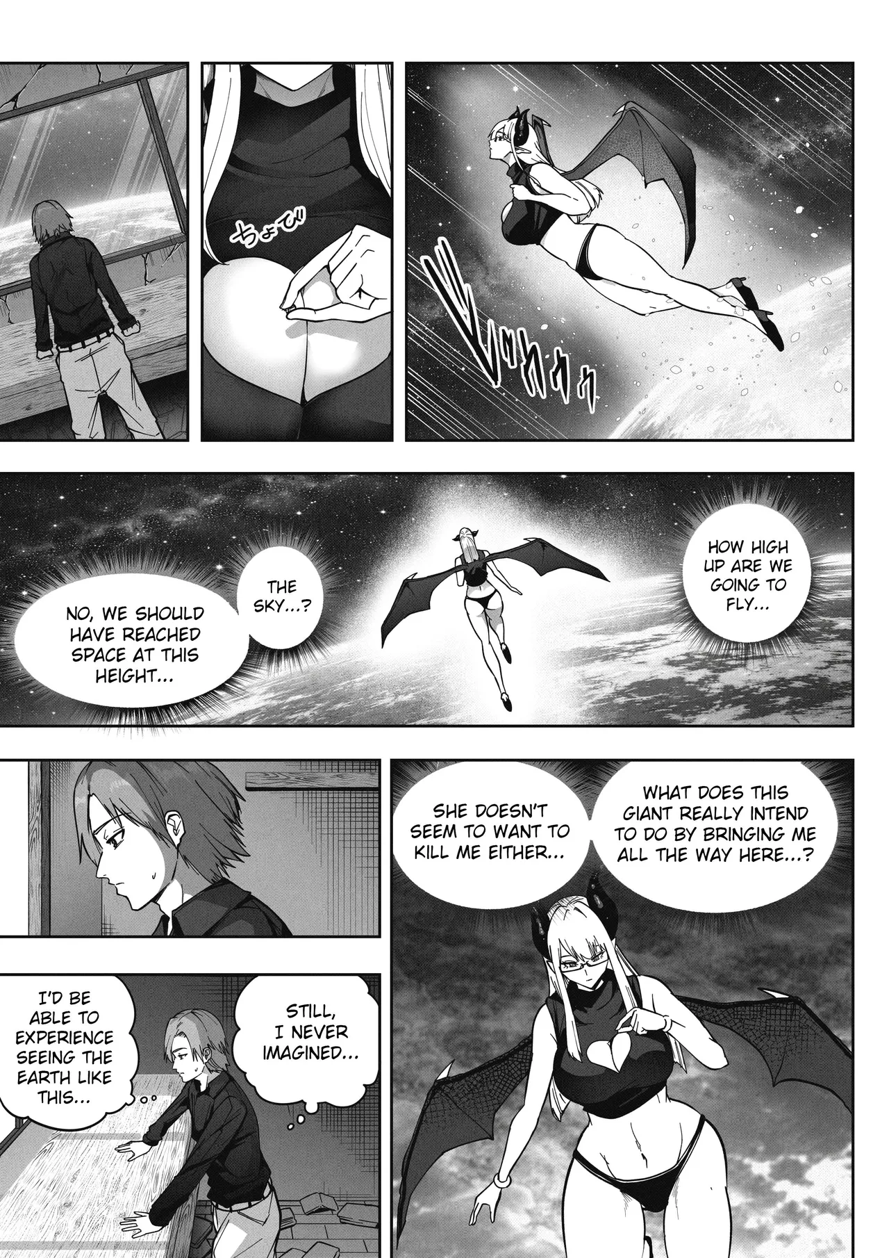 [Soryuu]Shinchou 1680-oku km no Joshi ga Tatta 1-man km Shika Nai Chikyuu o Asobubu | A 168 Billion km Tall Girl Toys with the Mere 10,000 km Earth[English] Page 6