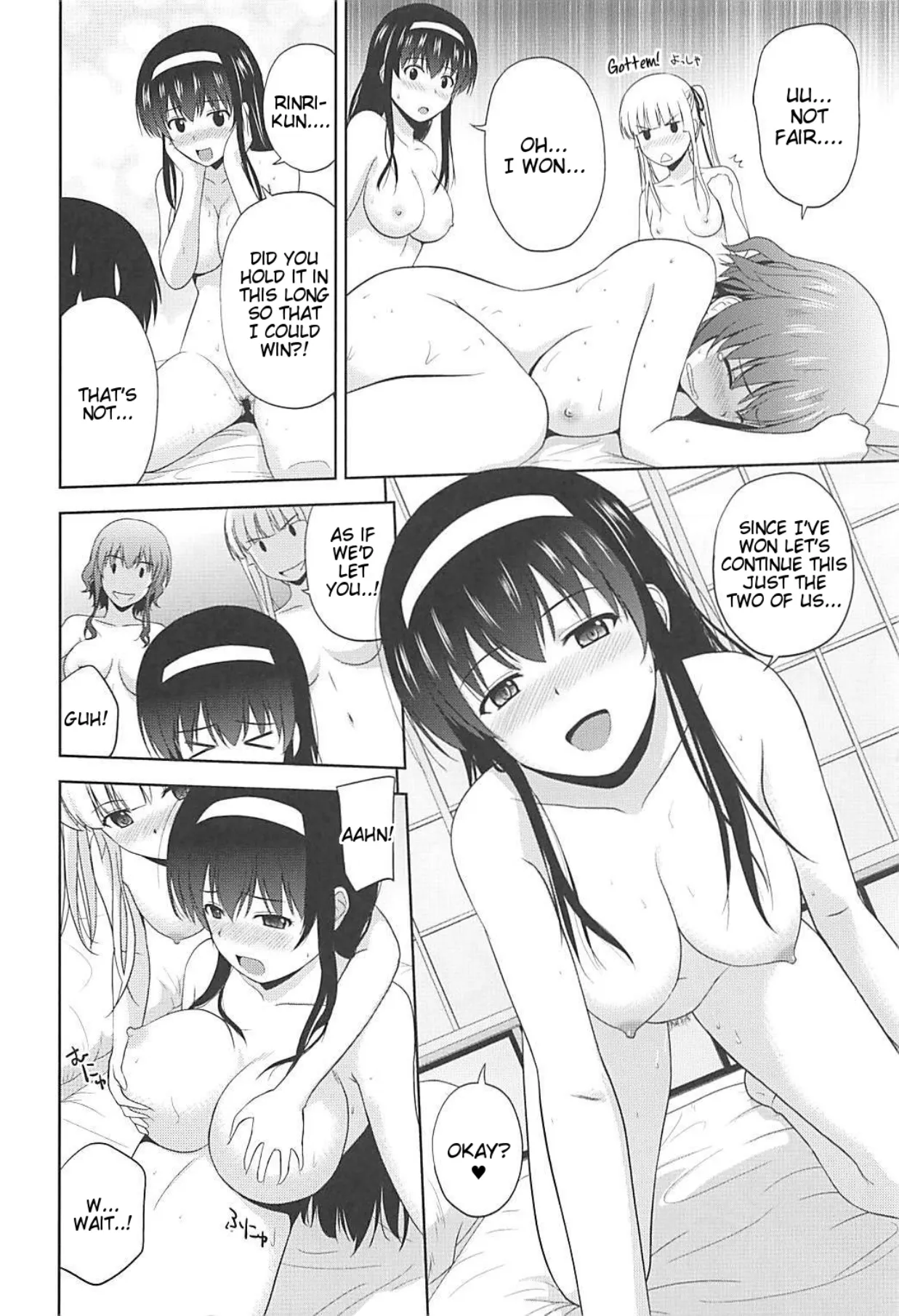 (C98) [G-SCAN CORP. (Satou Chagashi)]Saenai Kanojo-tachi no Rinri Shinsakai Soushuuhen 2(Saenai Heroine no Sodatekata) [English] Page 49